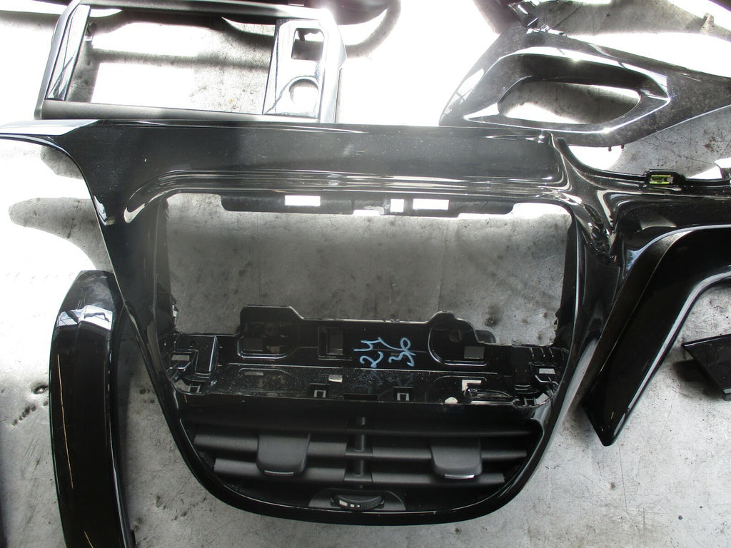PEUGEOT 208 2012 FRONT PANEL DASHBOARD DISPLAY COVER INTERIOR GLOSS BLACK TRIM