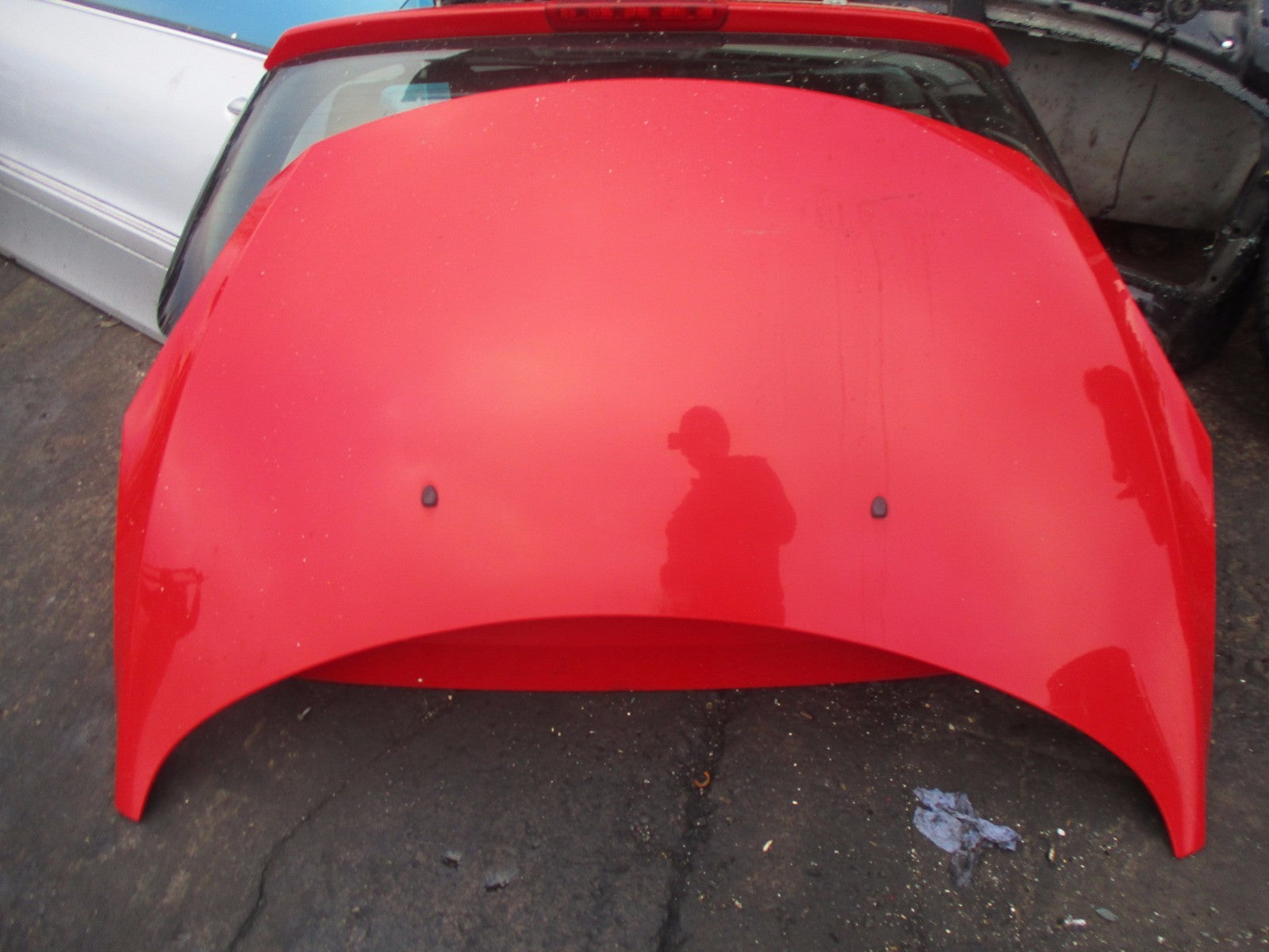 PEUGEOT 307 2005 FACELIFT COMPLETE FRONT ENGINE BAY BONNET BODY PANEL RED