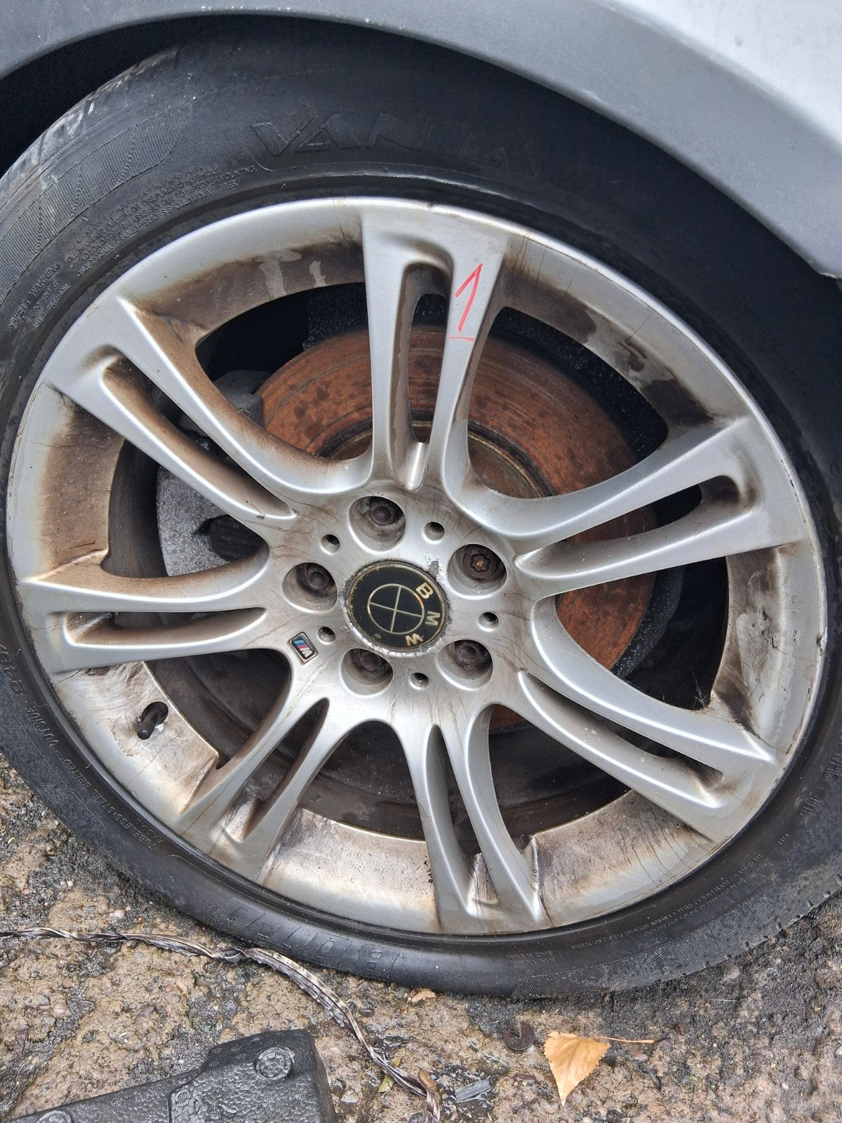 2010 BMW 5 SERIES F10 M SPORT 18 INCH ALLOY WHEEL WITH TYRE 245/45R18