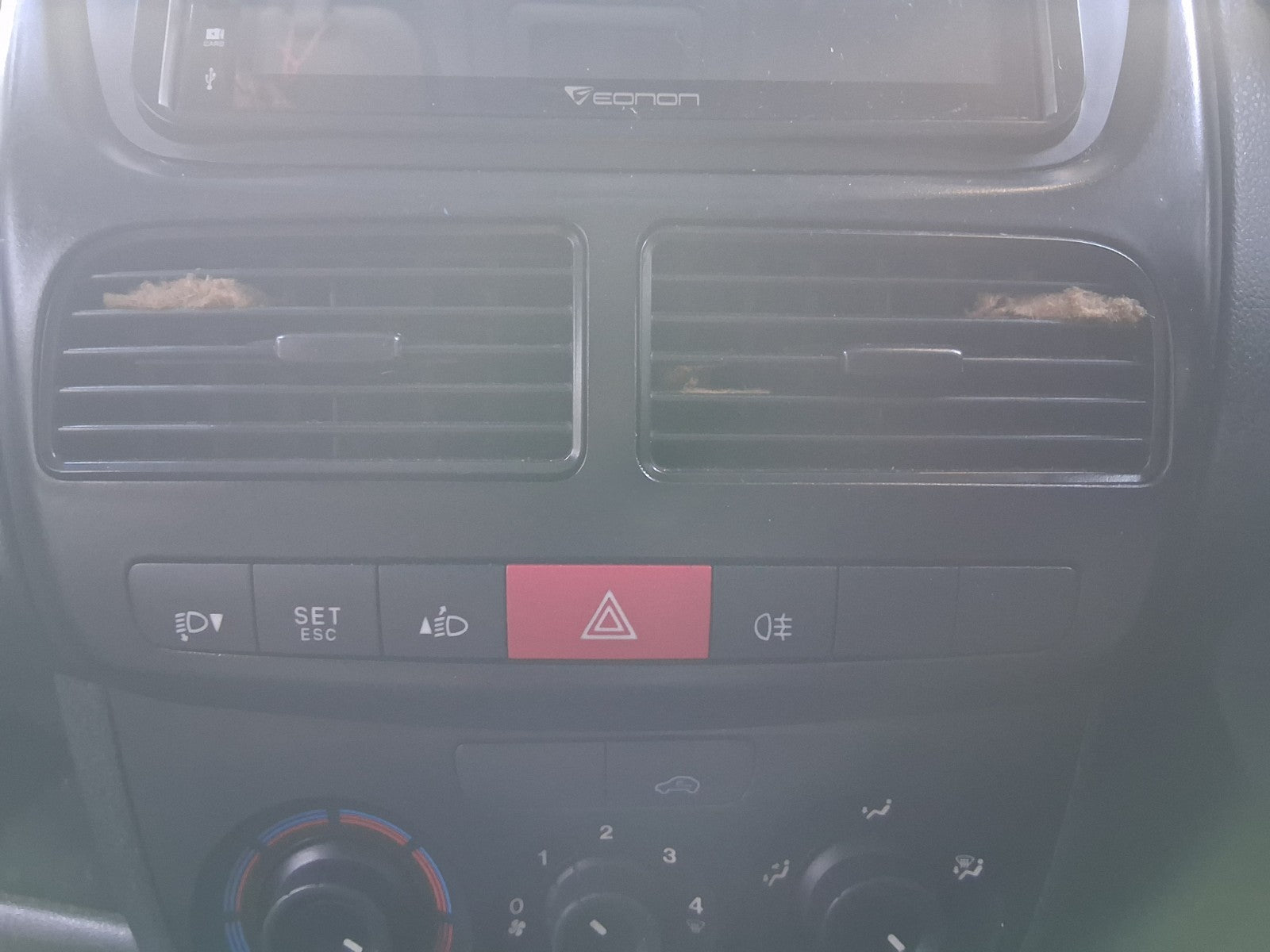 2015 VAUXHALL COMBO D FRONT DASHBOARD CENTER BOTH AIR VENTS