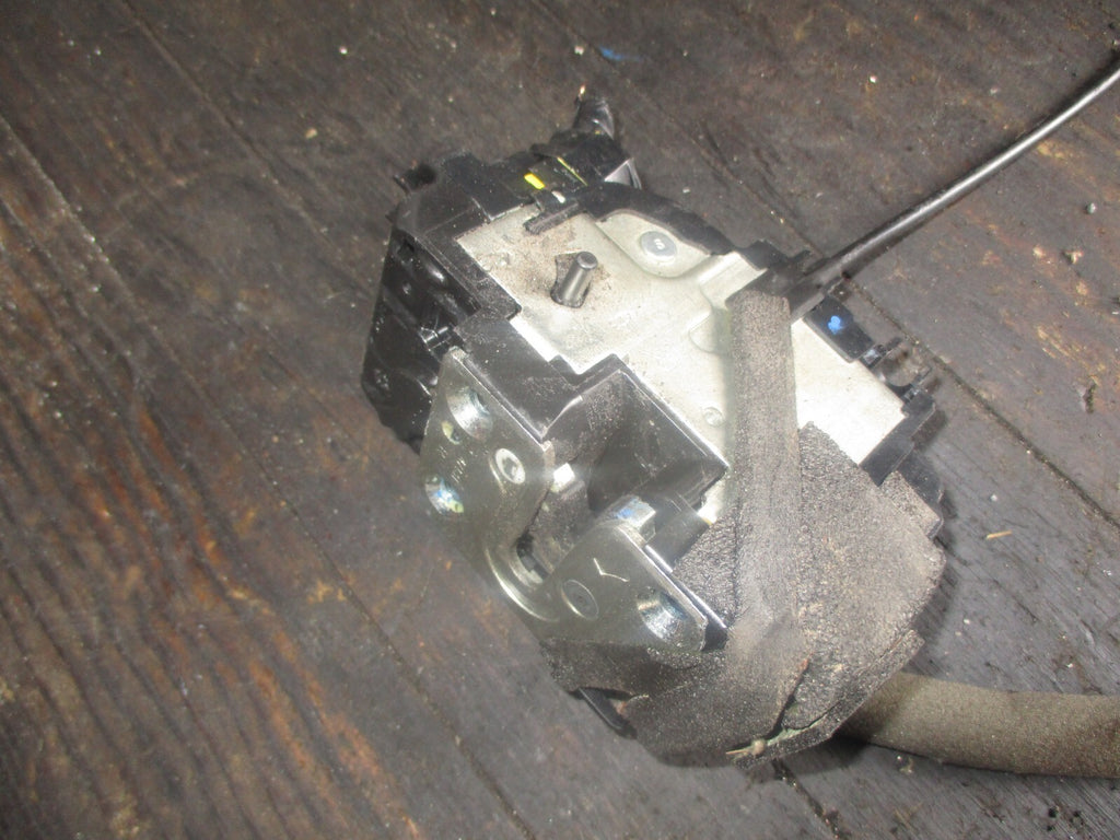 NISSAN MICRA 2013 OSR DRIVER SIDE REAR DOOR LOCK MECHANISM & HANDLE