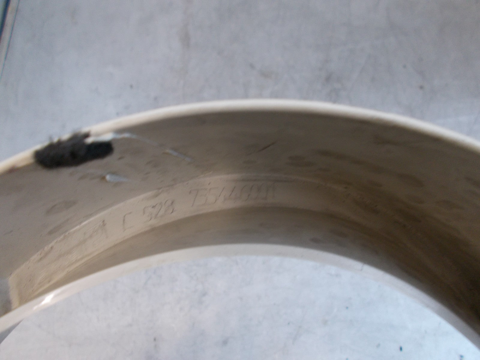 FIAT 500 2012 CLOCKS SPEEDO CLUSTER SURROUND HOUSING TRIM CREAM 735446001