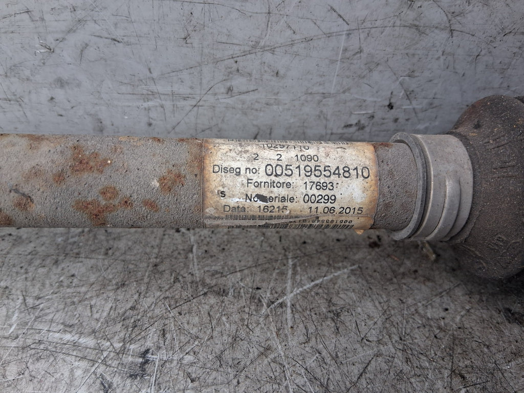 FIAT 500 MK1 2014 NSF PASSENGER SIDE FRONT LEFT DRIVESHAFT 00519554810