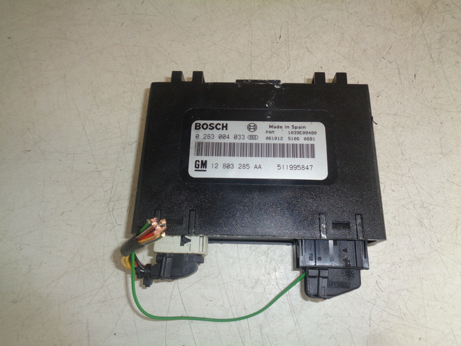SAAB 9-3 93 VECTOR 2005 1.9 DIESEL PDC PARKING DISTANCE CONTROL ECU 12803285AA
