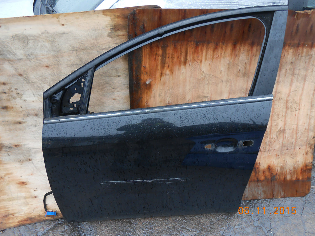 FIAT BRAVO MK2 2007 NSF PASSENGER SIDE FRONT BARE DOOR IN BLACK