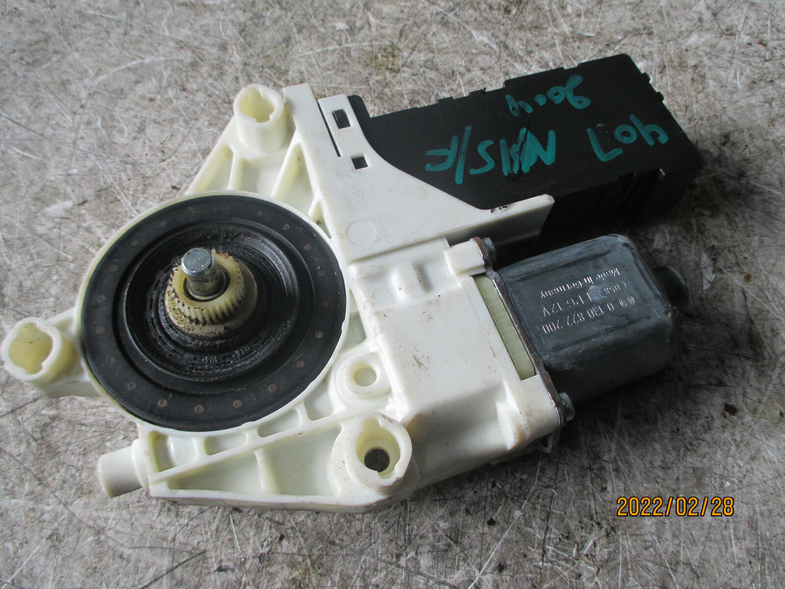 PEUGEOT 407 2004 NSF PASSENGER SIDE FRONT DOOR WINDOW SWITCH 9646594580