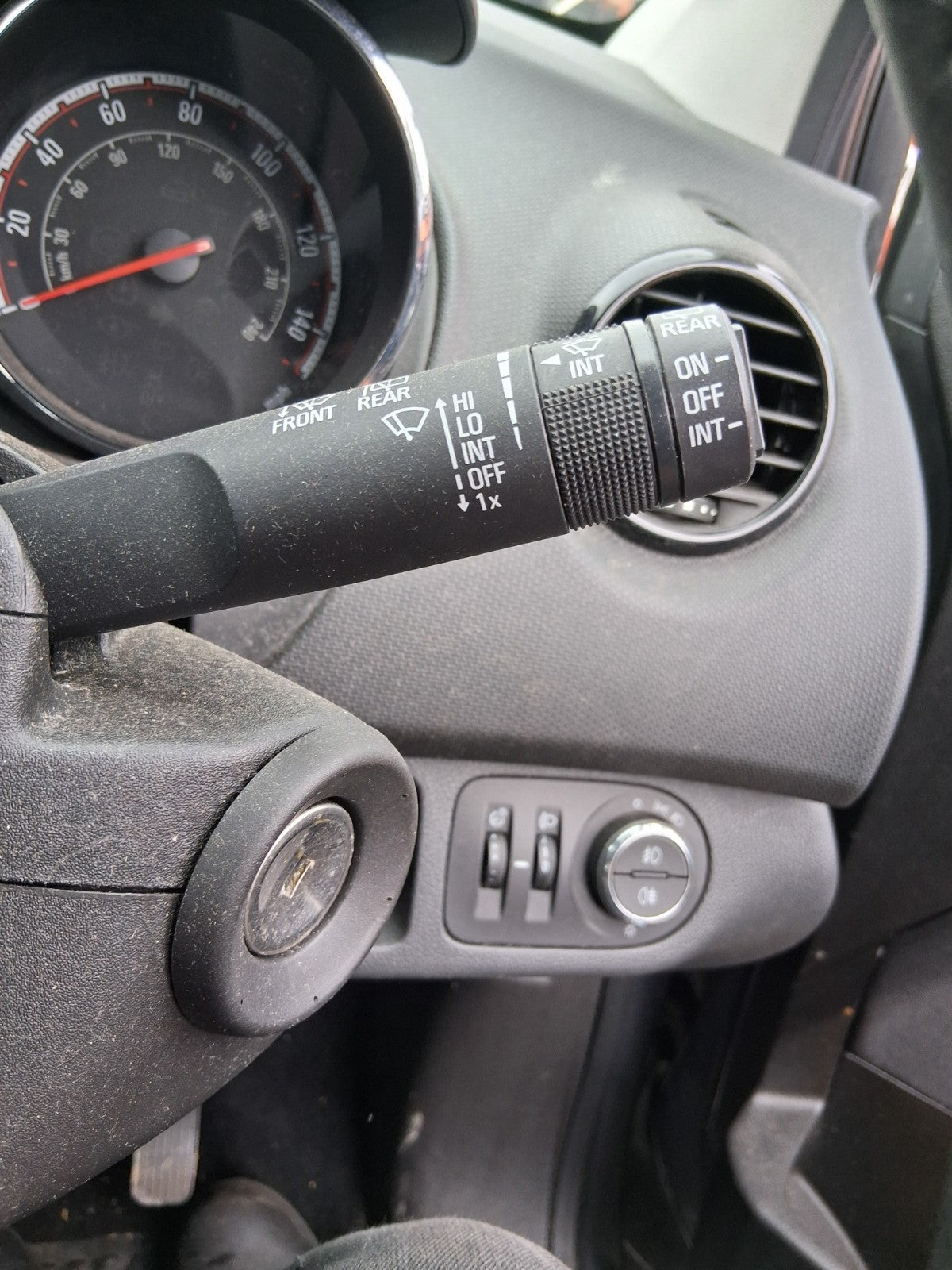 2017 VAUXHALL MERIVA B MK2 INDICATOR WIPER COMBINATION SWITCH STALK SQUIB RING