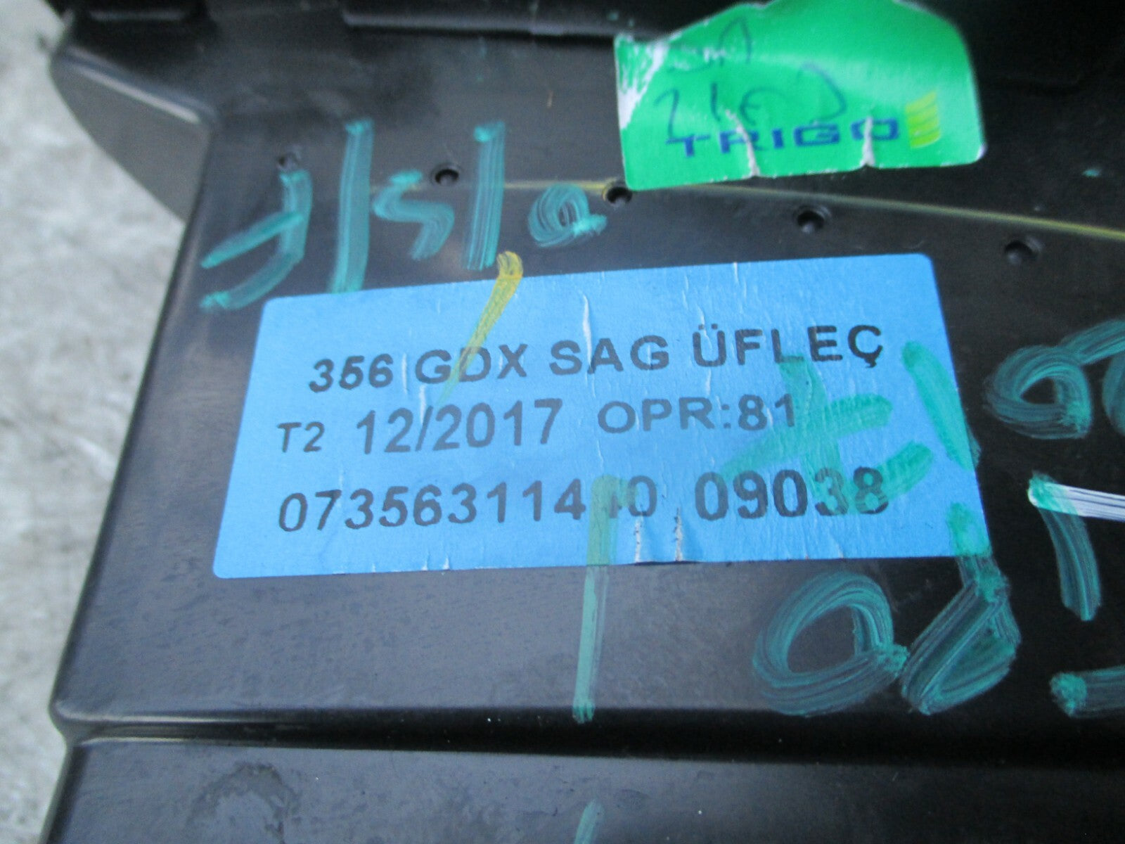FIAT TIPO 2017 MK2 OSF FRONT DRIVER SIDE DASHBOARD AIR VENT GRILL