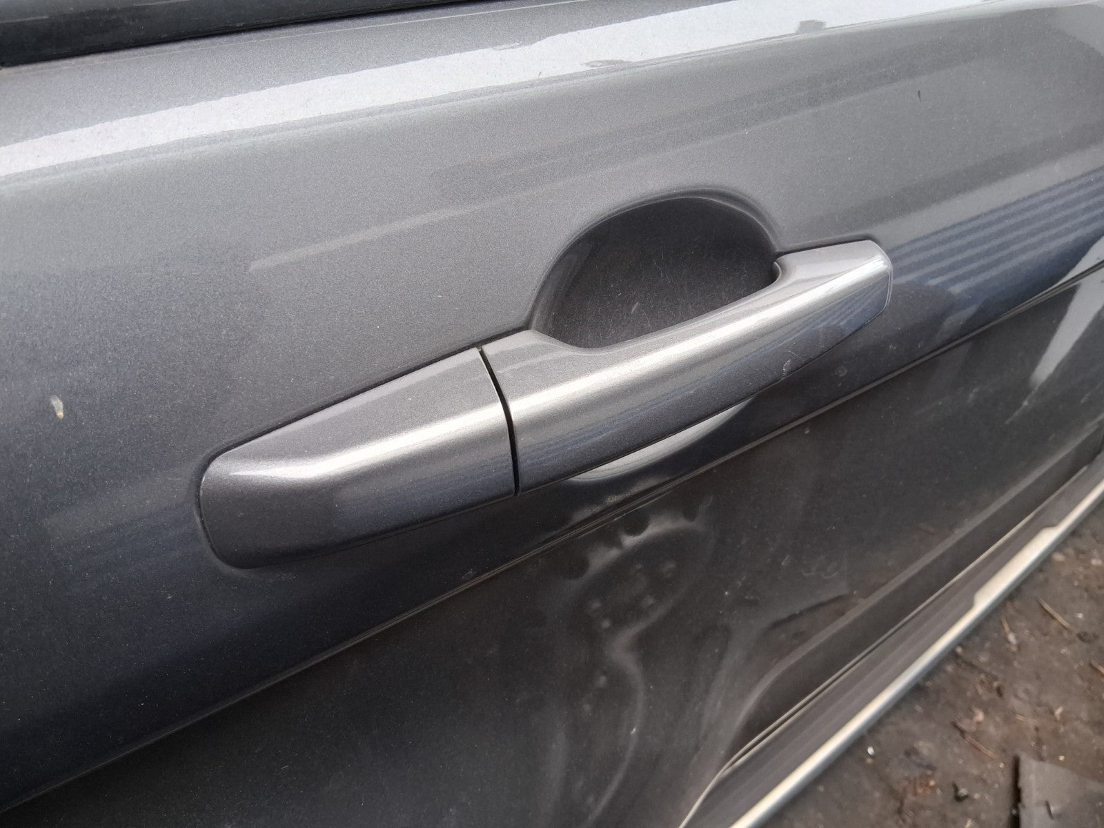 2016 RANGE ROVER EVOQUE L538 DRIVER SIDE REAR EXTERIOR DOOR HANDLE GREY LRC 863