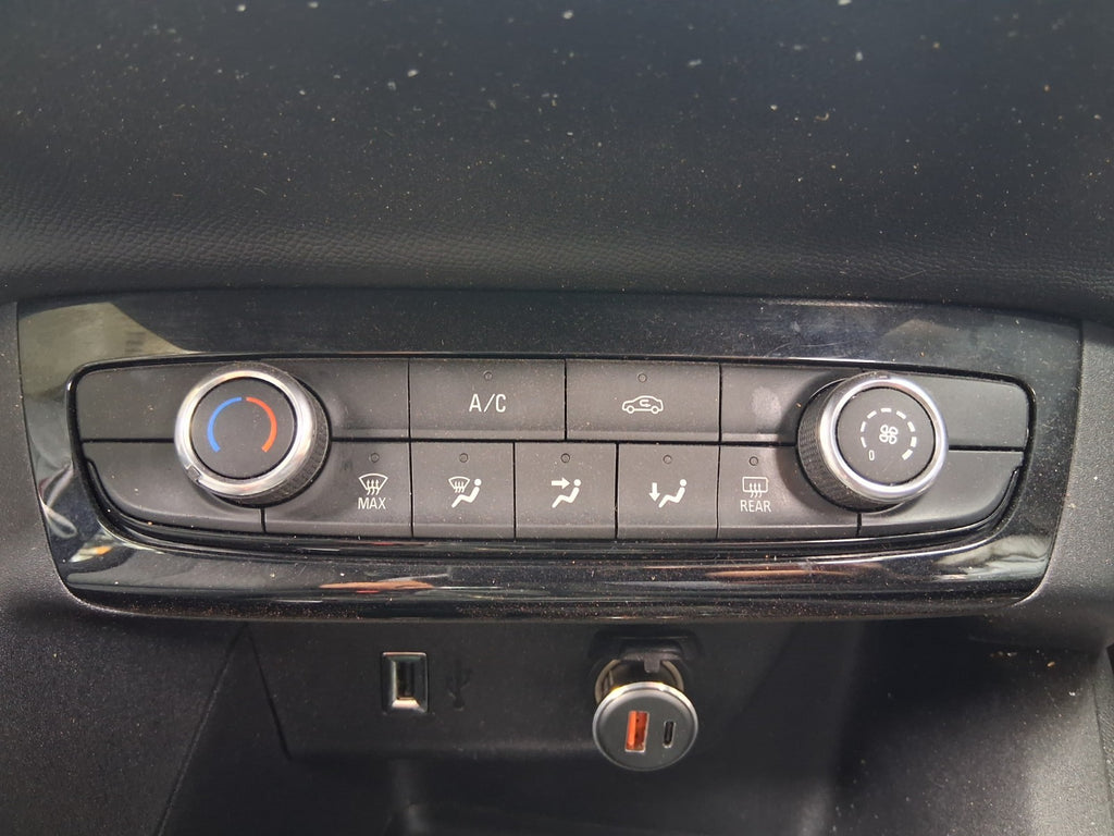 2020 VAUXHALL CORSA F HEATER AC CLIMATE CONTROL SWITCH PANEL