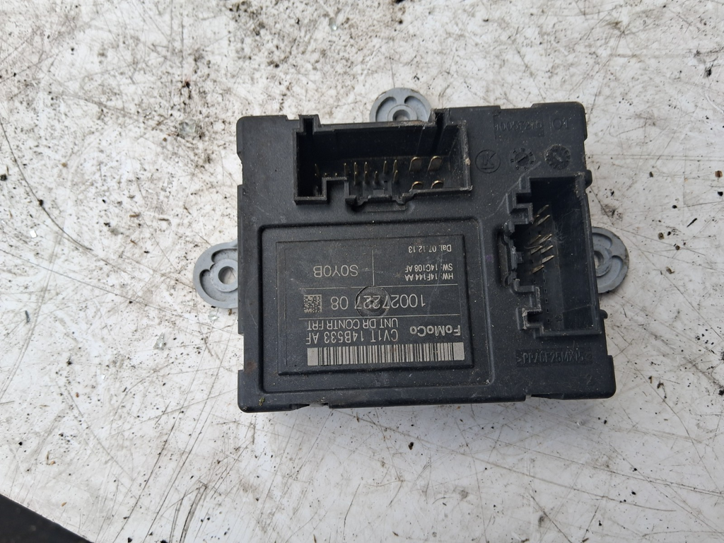 2014 FORD FIESTA MK7 NSF PASSENGER SIDE FRONT LEFT DOOR MODULE CV1T14B533AF