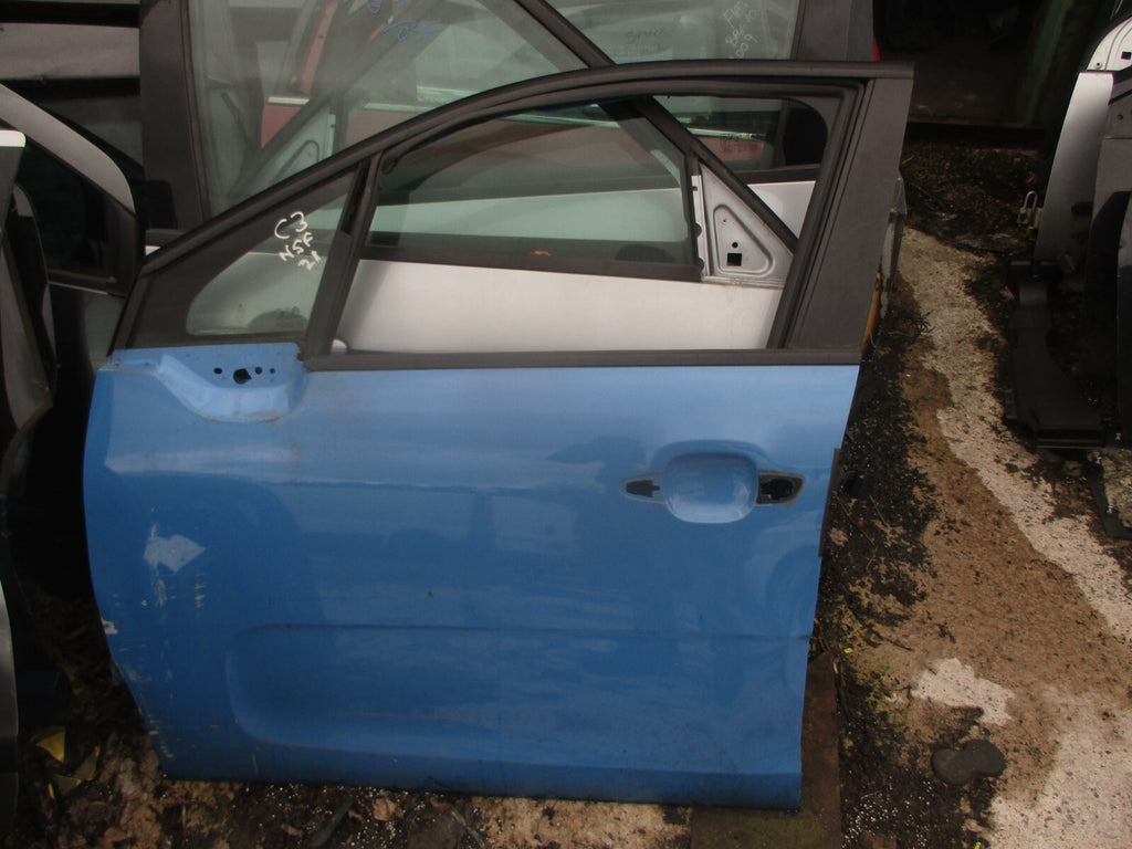 2021 CITROEN C3 MK3 PASSENGER SIDE FRONT LEFT DOOR COBALT BLUE