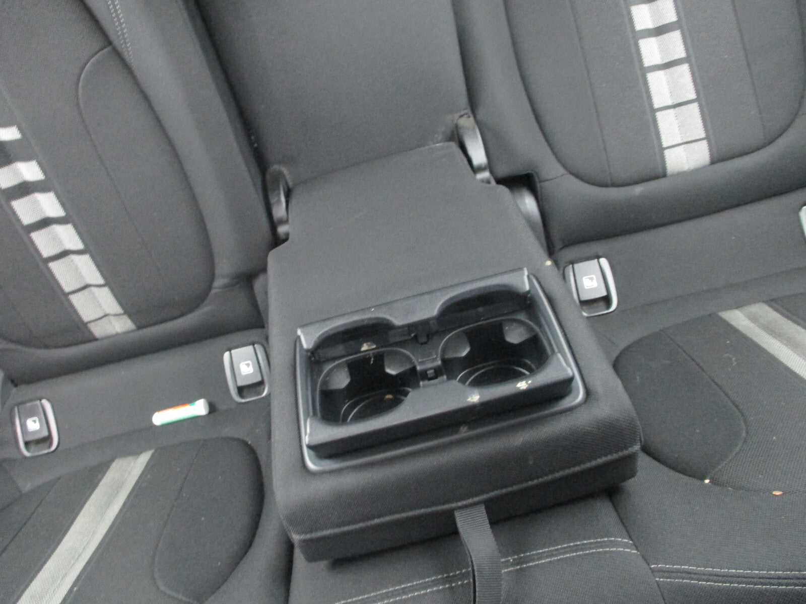 BMW X1 2018 F48 X DRIVE REAR COMPLETE SEATS BASE & BACK WITH CUP HOLDERS FABRIC