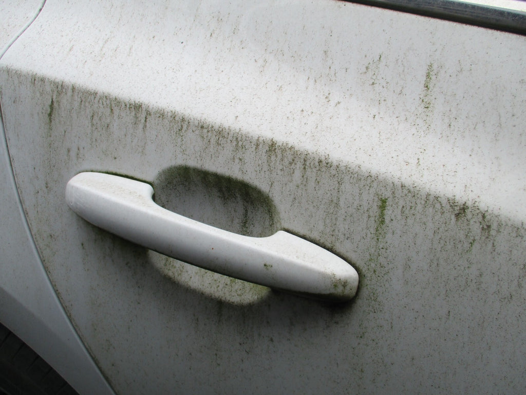 FORD FOCUS MK4 2021 OSR DRIVER SIDE REAR EXTERIOR DOOR HANDLE FROZEN WHITE 5J