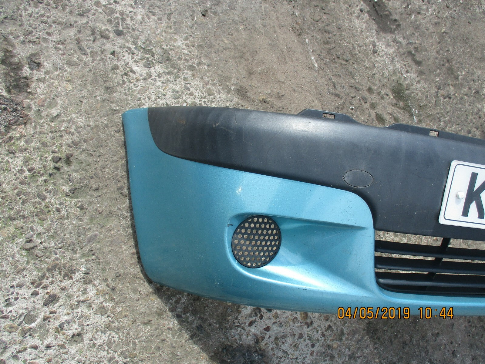 DAWOO MATIZ 2003 COMPLETE FRONT BUMPER BLUE