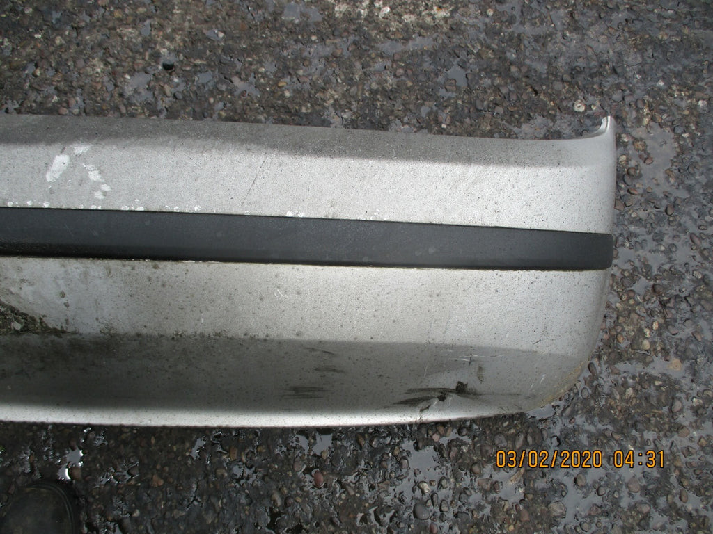 SKODA FABIA 6Y 2006 COMPLETE REAR BACK PLASTIC BUMPER SILVER GREY