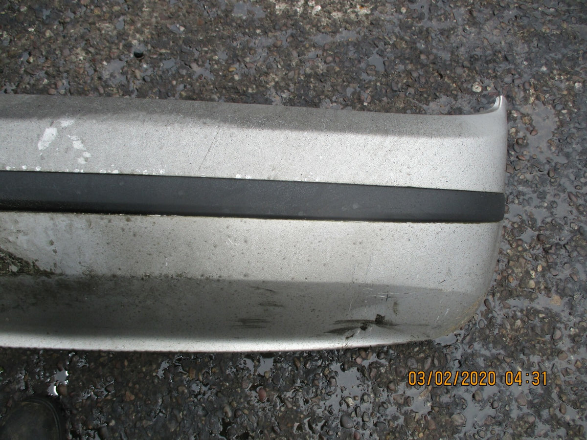 SKODA FABIA 6Y 2006 COMPLETE REAR BACK PLASTIC BUMPER SILVER GREY