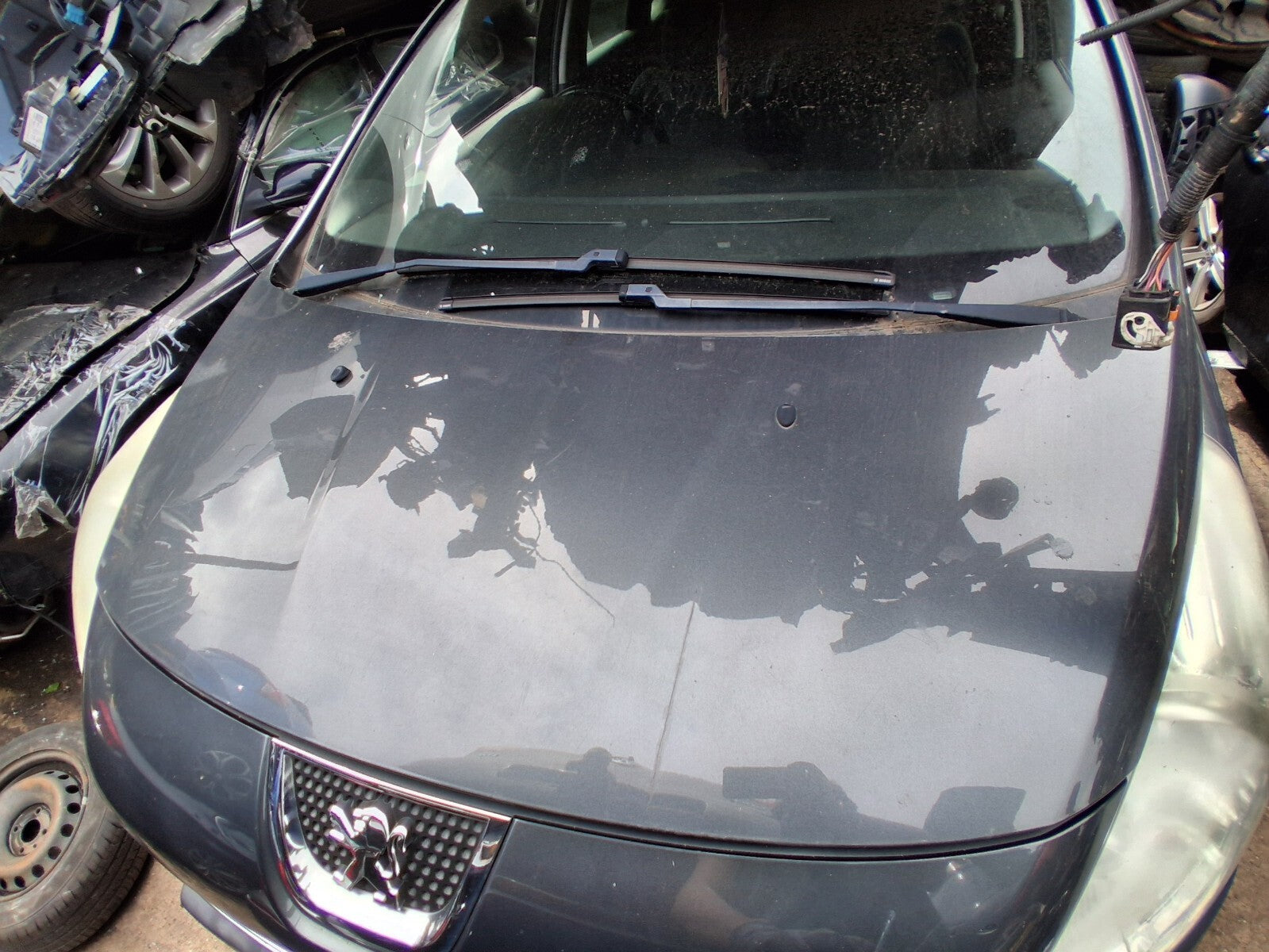 2012 PEUGEOT 3008 MK1 FRONT BONNET HOOD PANEL GRIS SHARK KTPD