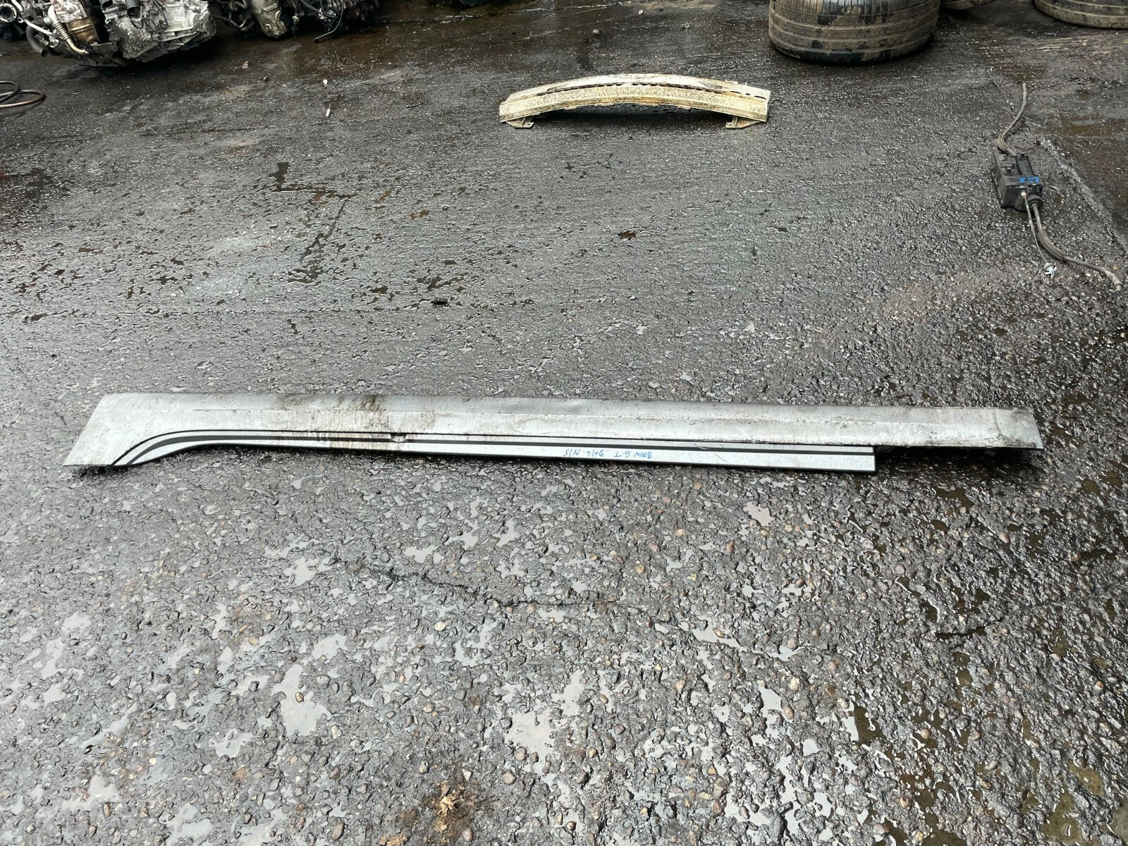 BMW 5 SERIES GT F07 2016 NS PASSENGER SIDE SIDE SKIRT GREY TRIM PANEL