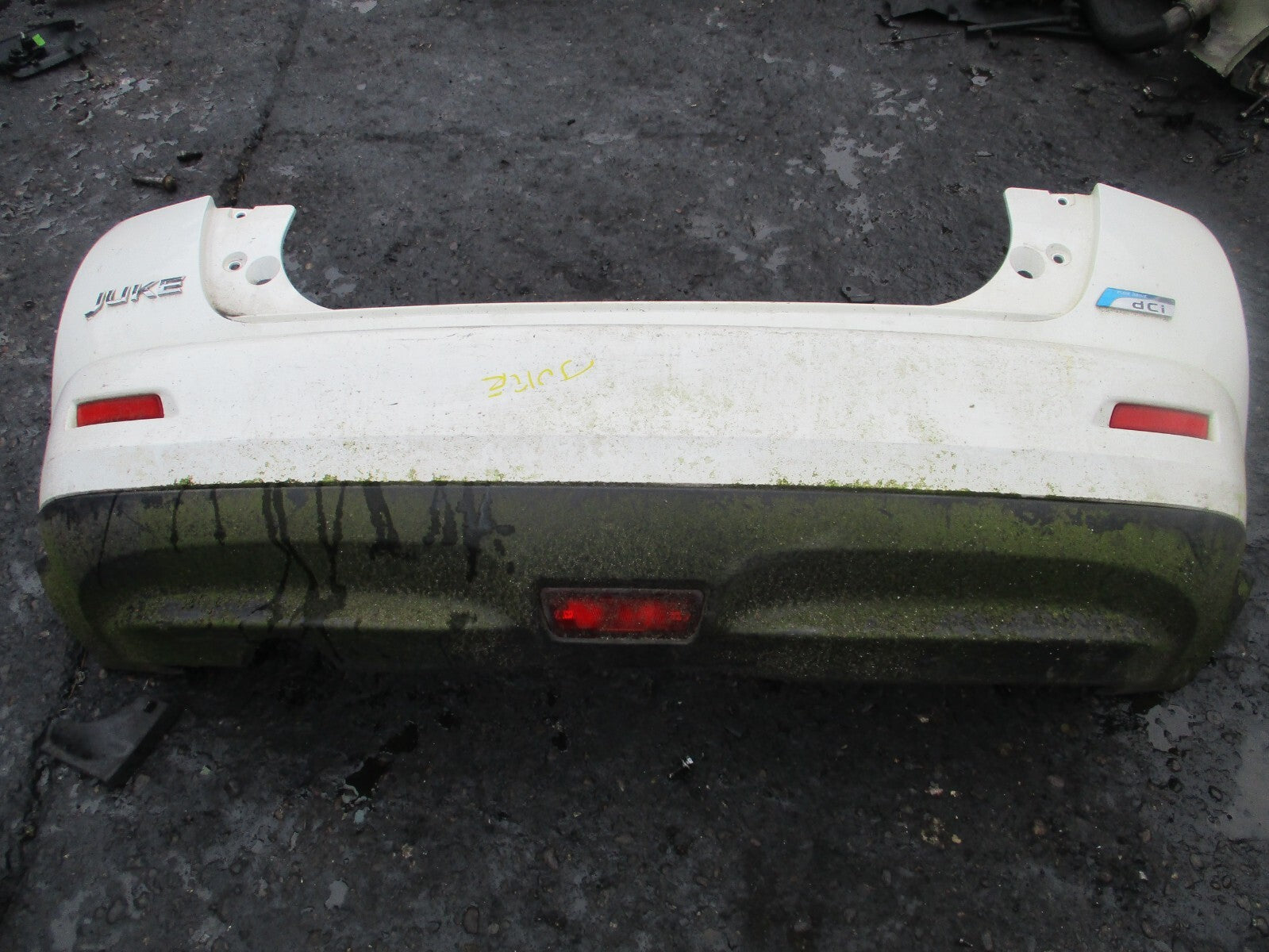 2015 NISSAN JUKE F15 REAR COMPLETE BUMPER IN WHITE