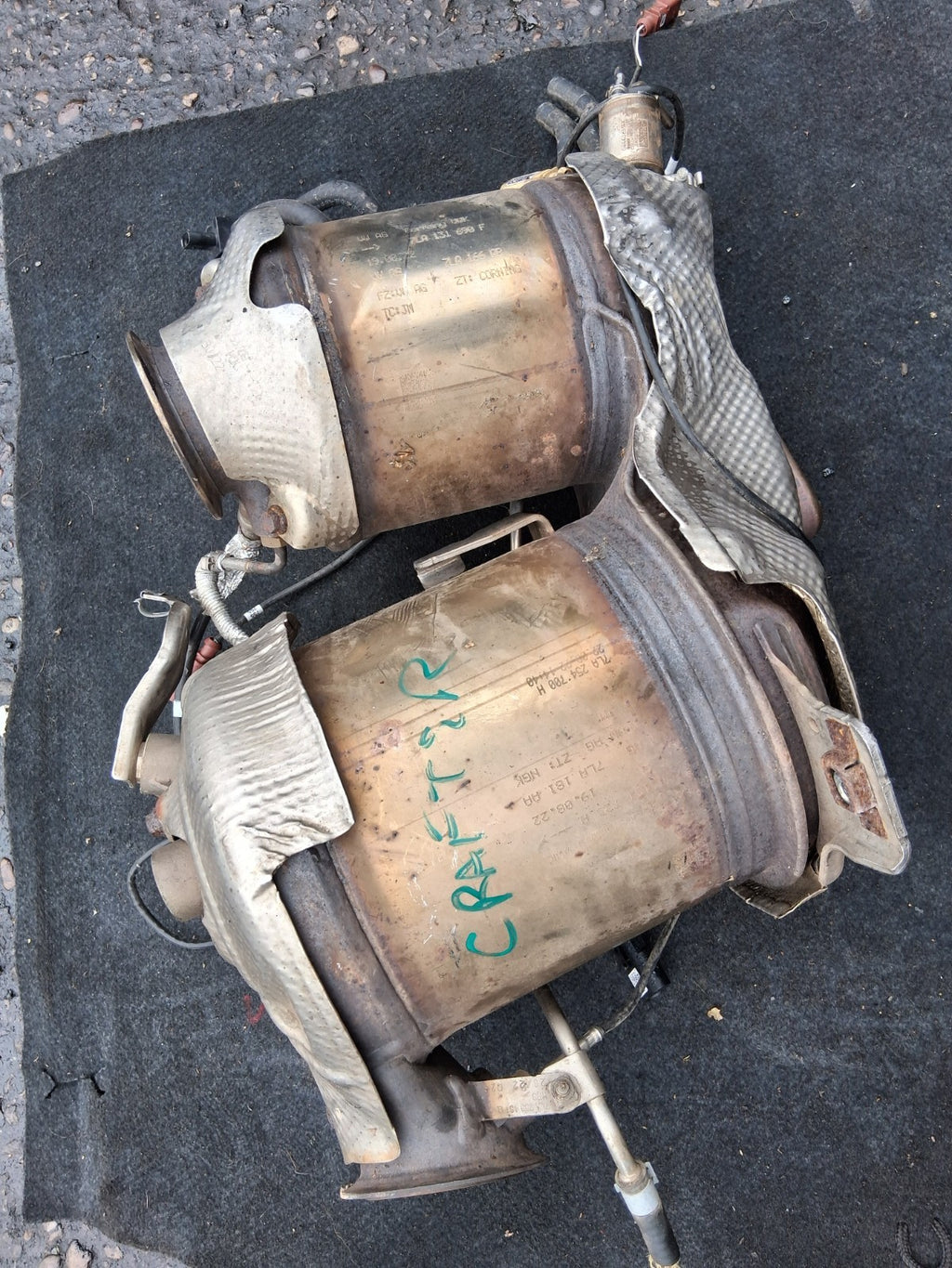 2018 VW VOLKSWAGEN TRANSPORTER T6 2.0 DIESEL DPF CATALYTIC CONVERTER 7LA131723A