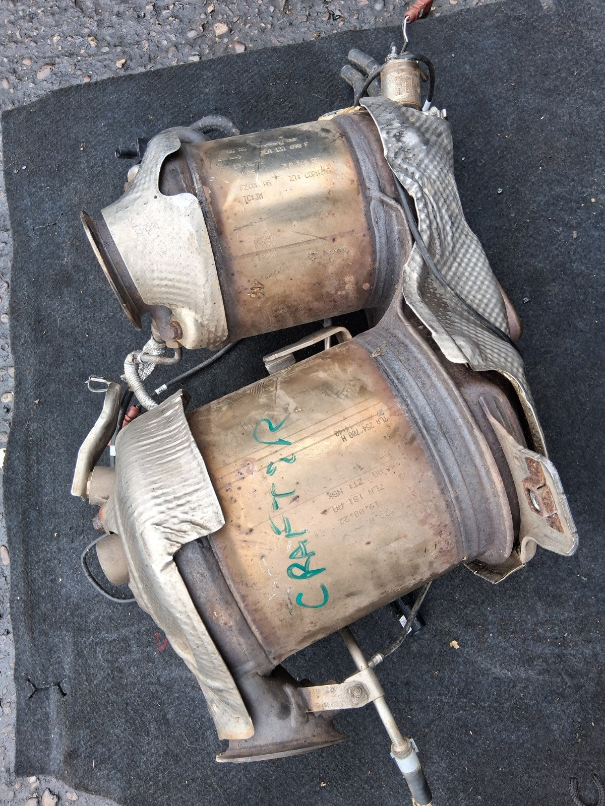 2018 VW VOLKSWAGEN TRANSPORTER T6 2.0 DIESEL DPF CATALYTIC CONVERTER 7LA131723A