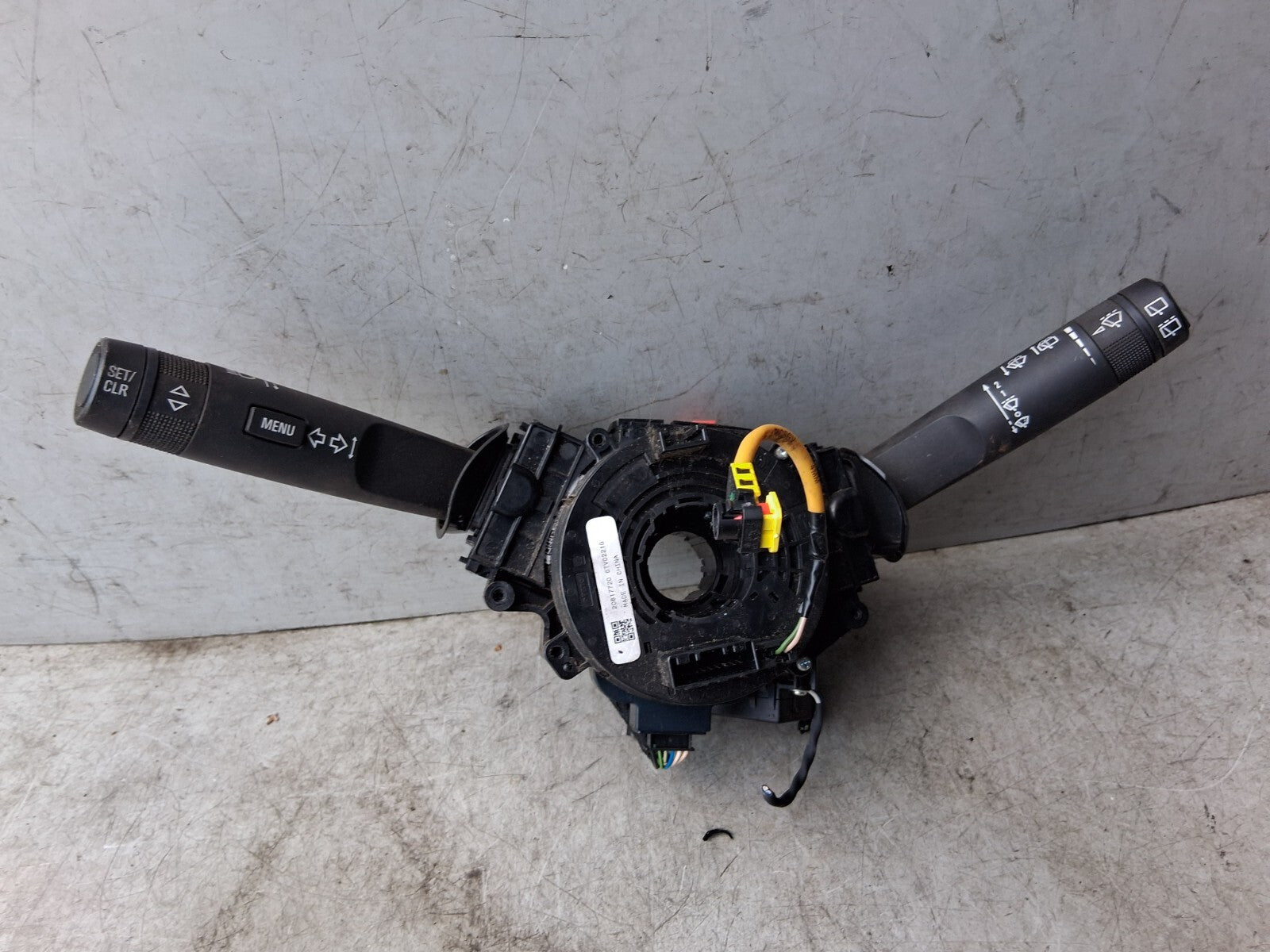 2012 VAUXHALL ASTRA J INDICATOR WIPER STALK SWITCH WITH SQUIB 20817720