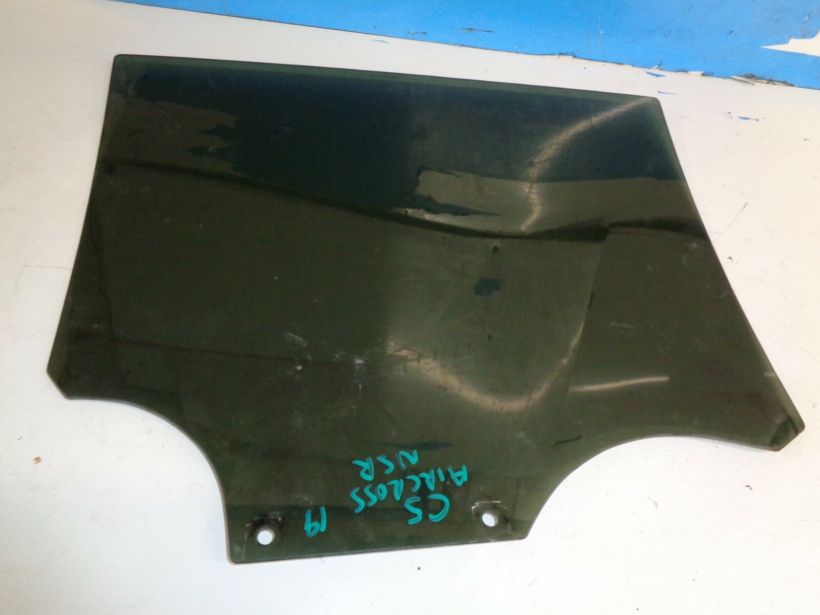CITROEN C5 AIRCROSS 2019 NSR PASSENGER SIDE REAR DOOR WINDOW GLASS
