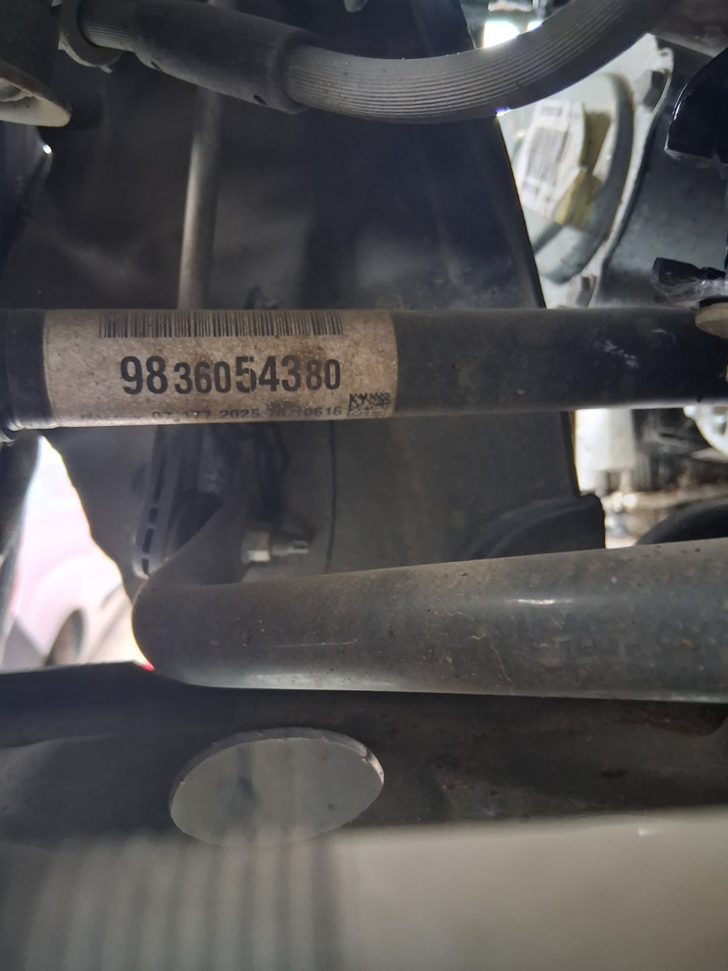 PEUGEOT 208 MK2 2025 1.2 PETROL NS PASSENGER SIDE MANUAL DRIVESHAFT 9836054380