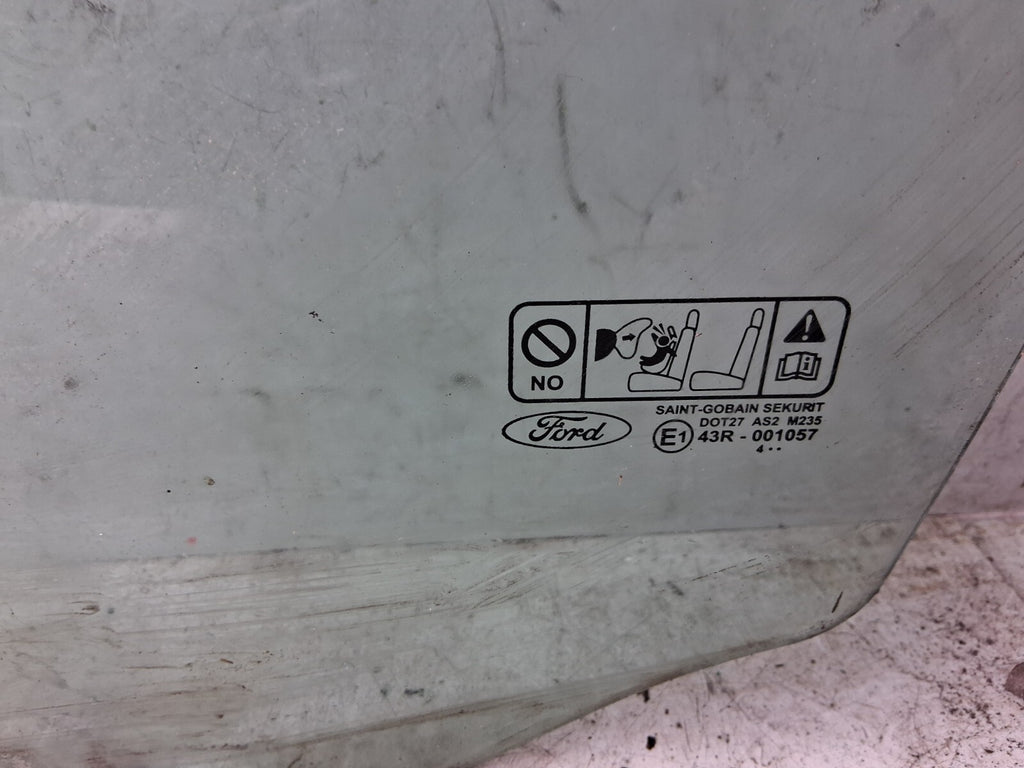 FORD FOCUS CMAX 2005 NSF PASSENGER SIDE FRONT LEFT WINDOW GLASS 43R001057