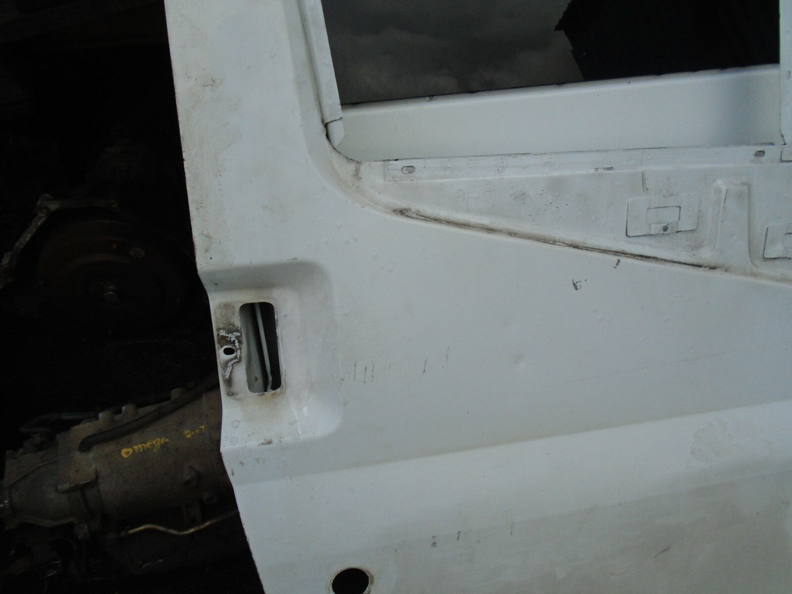 FORD TRANSIT MK7 VAN 2012 OSF DRIVER SIDE FRONT BARE DOOR SHELL FRAME WHITE