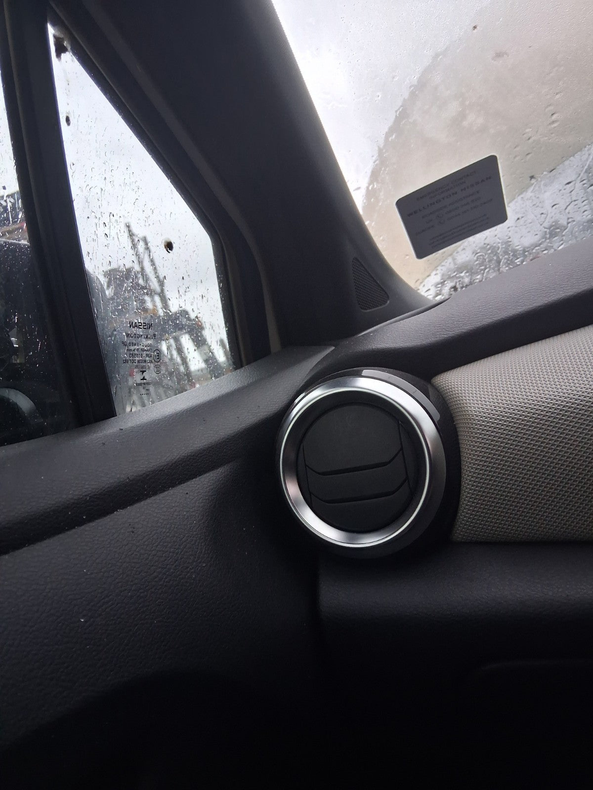 2018 NISSAN MICRA K14 NSF PASSENGER SIDE FRONT LEFT AIR VENT