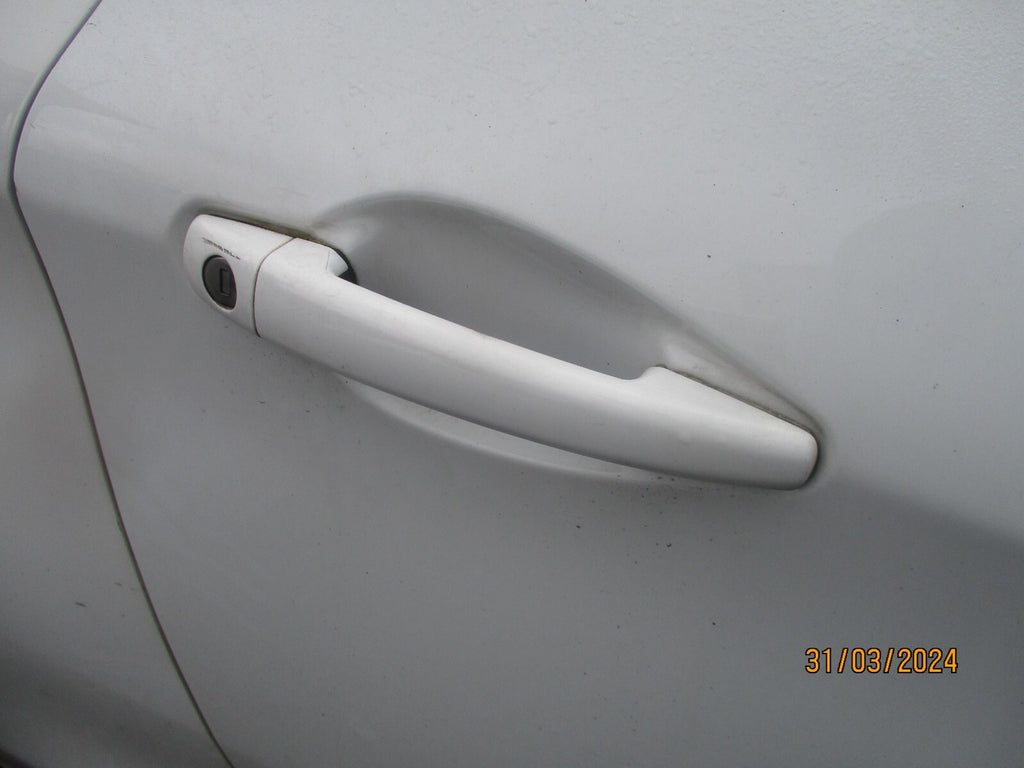 PEUGEOT 208 2016 3 DOOR OS DRIVER SIDE EXTERIOR DOOR HANDLE BIANCA WHITE EWP