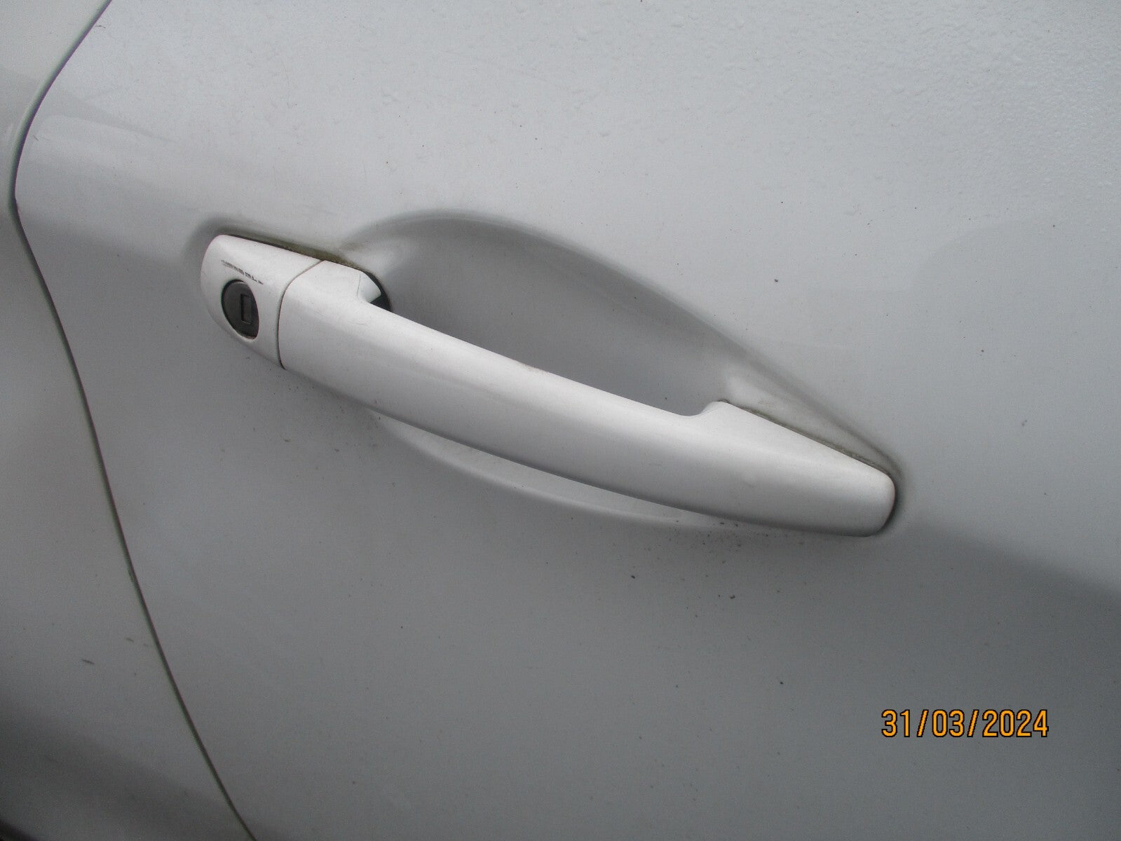 PEUGEOT 208 2016 3 DOOR OS DRIVER SIDE EXTERIOR DOOR HANDLE BIANCA WHITE EWP