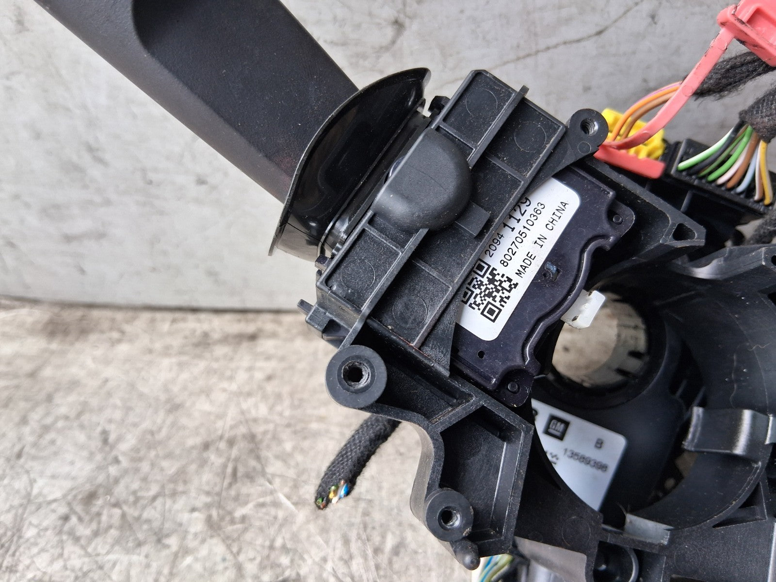 VAUXHALL ZAFIRA C 2018 INDICATOR WIPER COMBINATION SWITCH STALK SQUIB 20941129