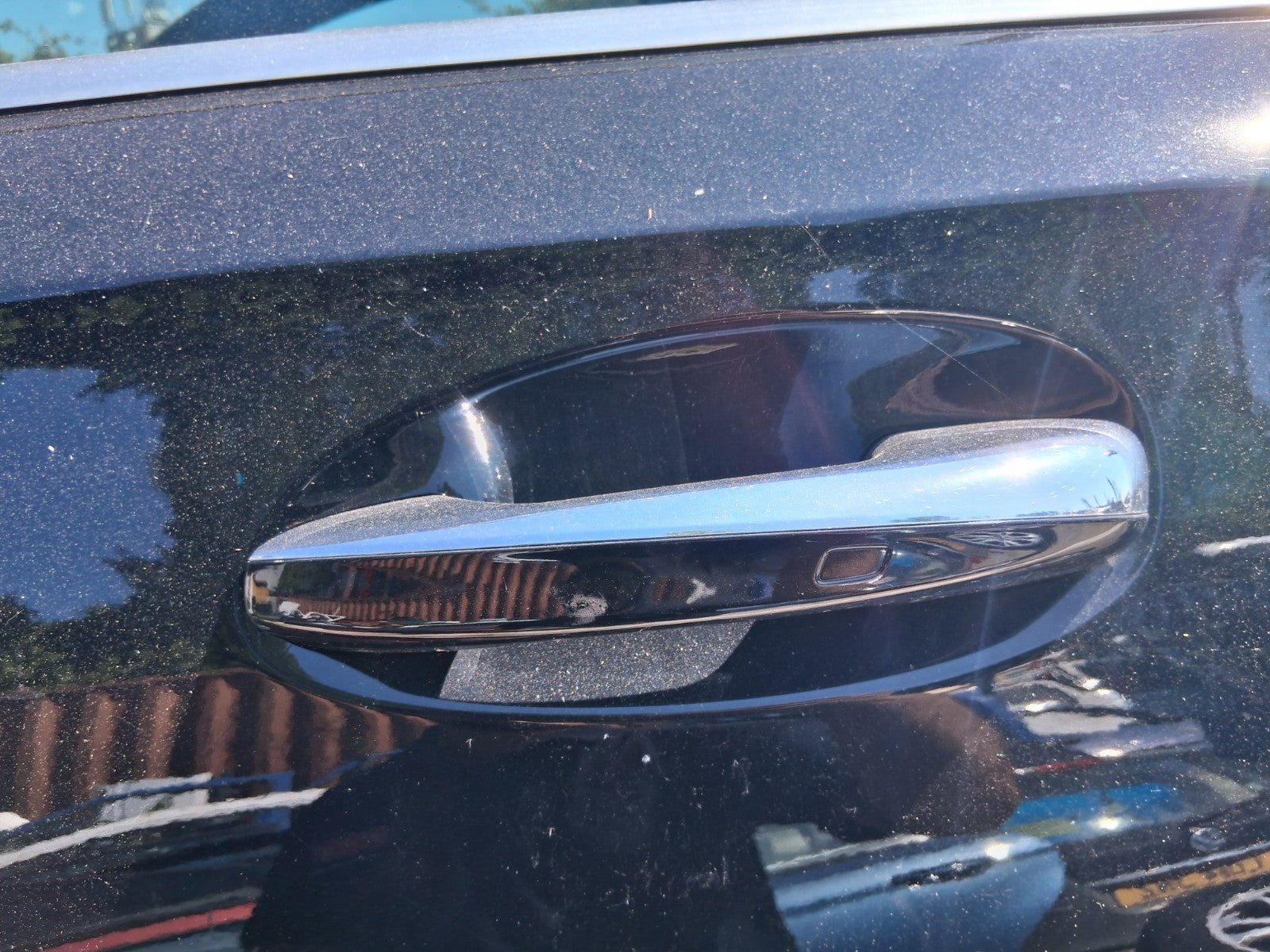 2023 MERCEDES A CLASS W177 NS PASSENGER SIDE FRONT DOOR HANDLE COSMOS BLACK 191