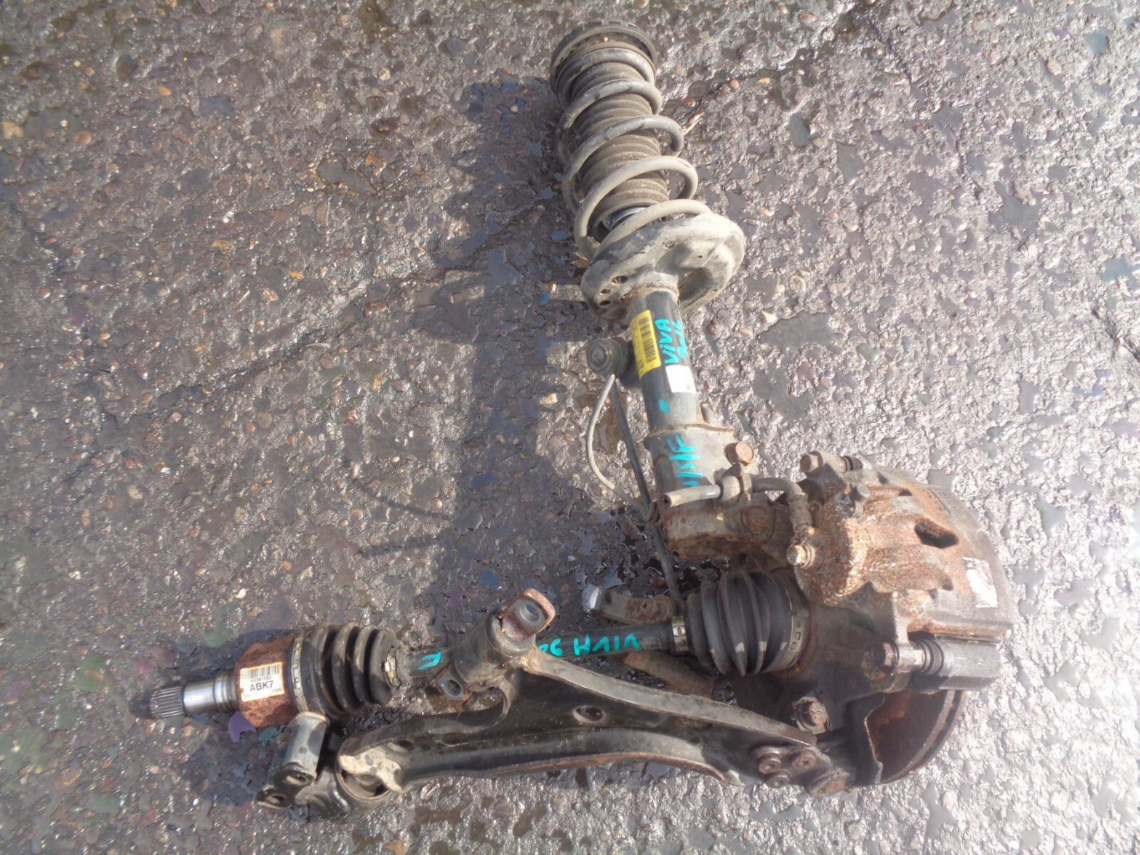 VAUXHALL VIVA 2016 1.0 PETROL NSF PASSENGER SIDE FRONT COMPLETE SUSPENSION UNIT