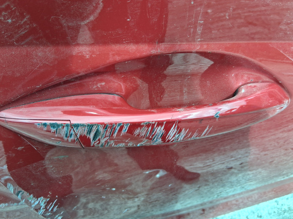 2026 HYUNDAI I20 MK3 OSF DRIVER SIDE FRONT EXTERIOR DOOR HANDLE RED