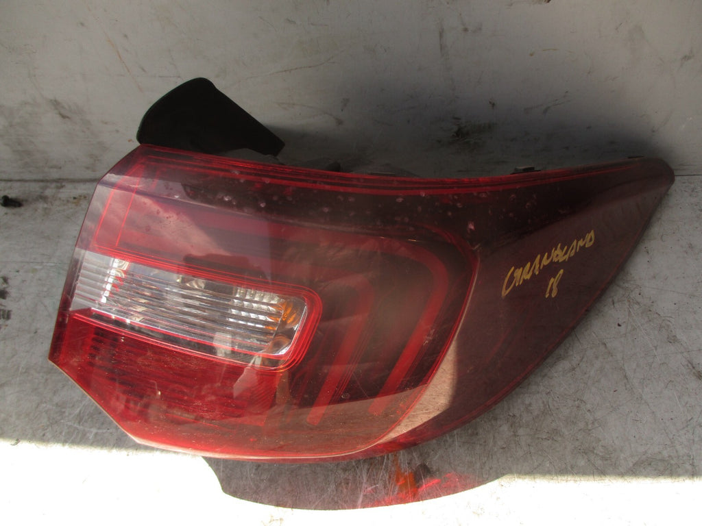 2018 VAUXHALL GRANDLAND X SE OS DRIVER REAR OUTER RIGHT TAIL LIGHT LAMP 81660201