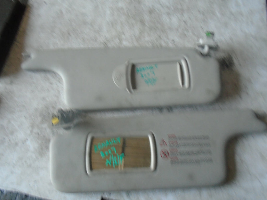 RENAULT MEGANE 2007 MK2 PAIR SUN VISORS