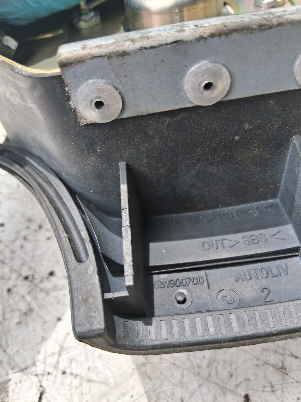 1996 MG F DRIVER'S STEERING WHEEL AIRBAG EHM100291PMA