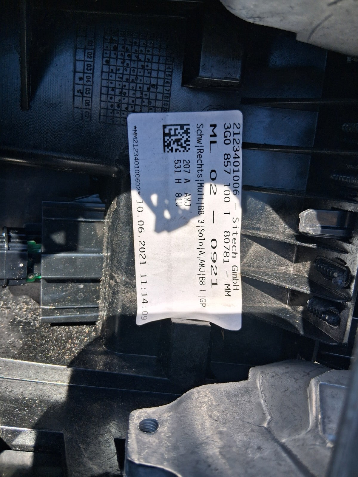 VW VOLKSWAGEN PASSAT B8 2019 COMPLETE CENTRE CONSOLE TRIM CONSOLE 3G0857100