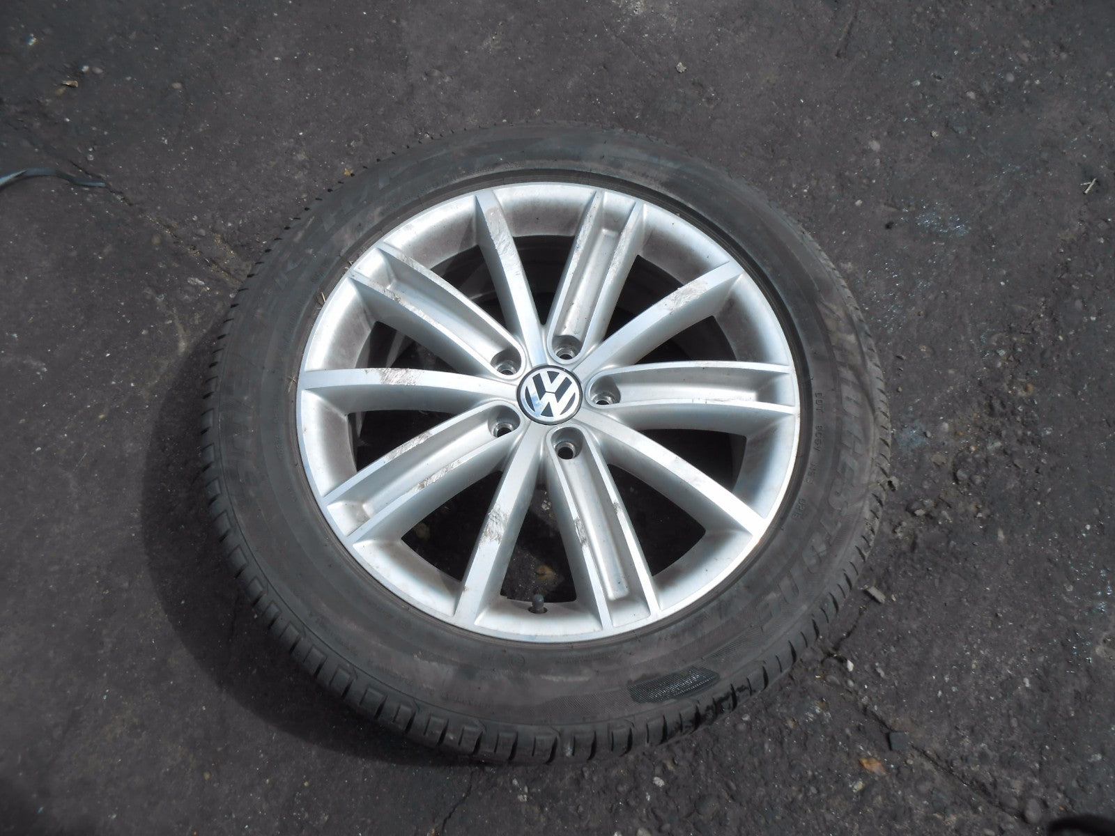 #1 VOLKSWAGEN VW TIGUAN 5N MK1 2016 NEW YORK ALUMINIUM ALLOY WHEEL TYRE 18 INCH