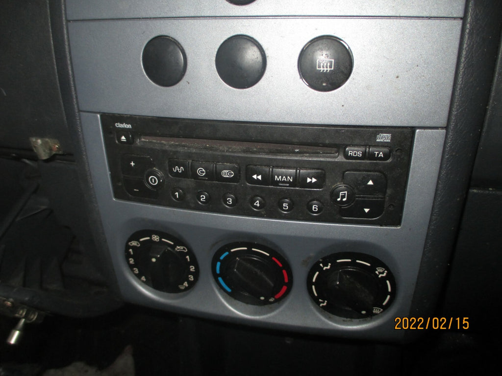 PEUGEOT PARTNER 2010 MK1 RADIO CD PLAYER STEREO HEAD UNIT