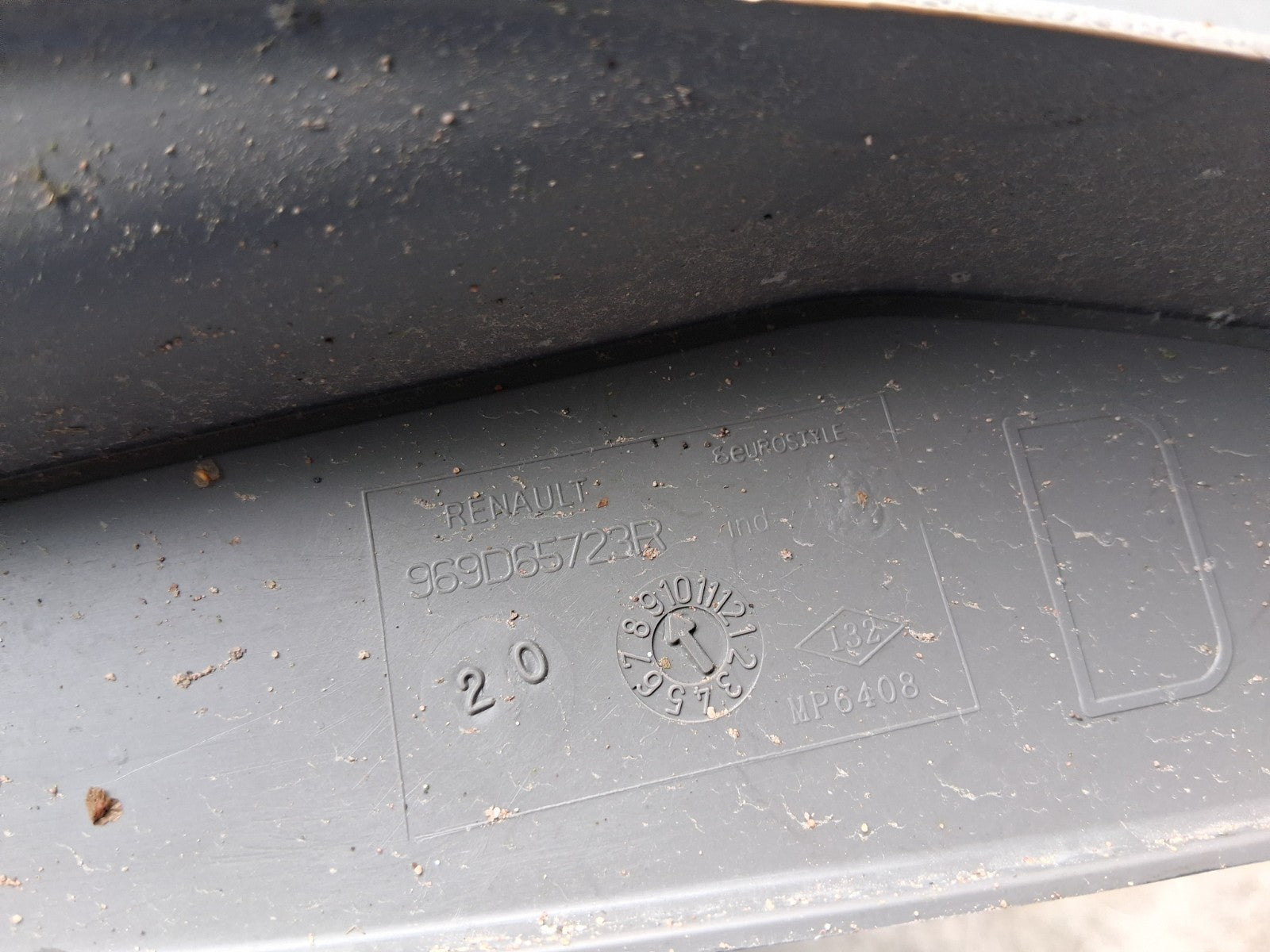2023 RENAULT MASTER MK3 OSF DRIVER SIDE FRONT SUNVISOR HOLDER TRIM 969D65723R