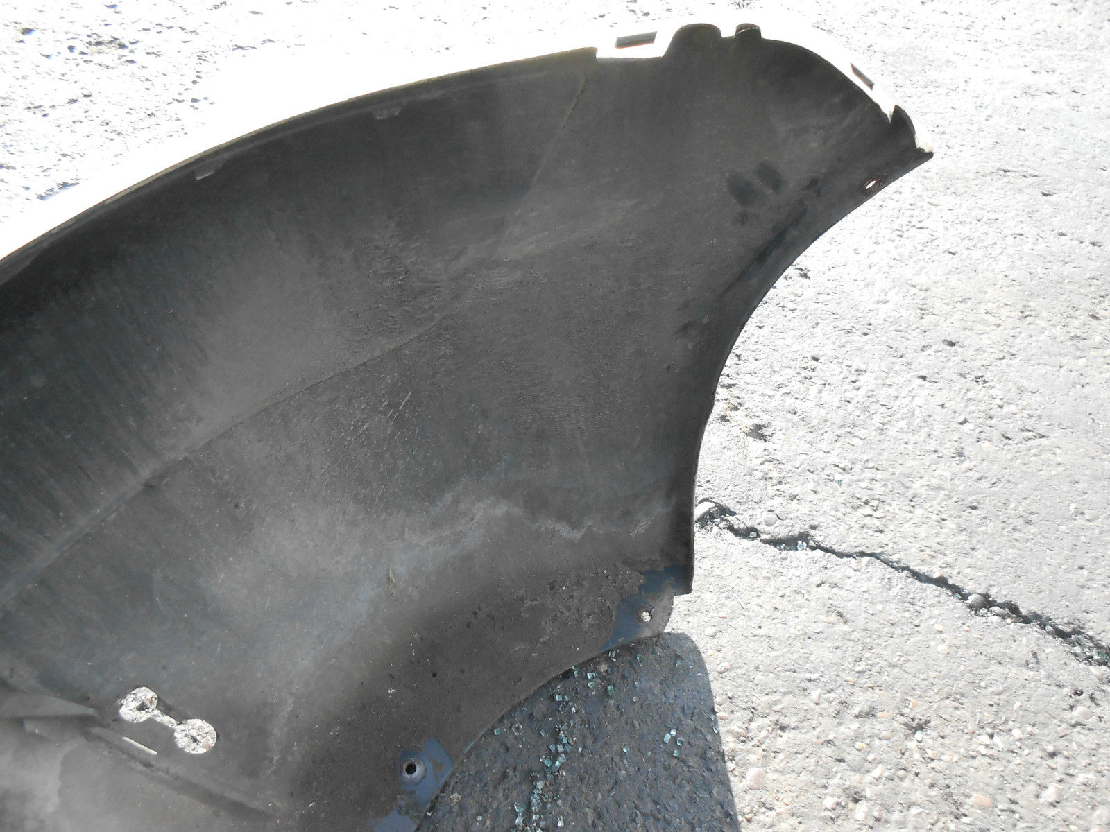 PEUGEOT PARTNER VAN 2003 FACELIFT COMPLETE FRONT BUMPER BLACK PLASTIC