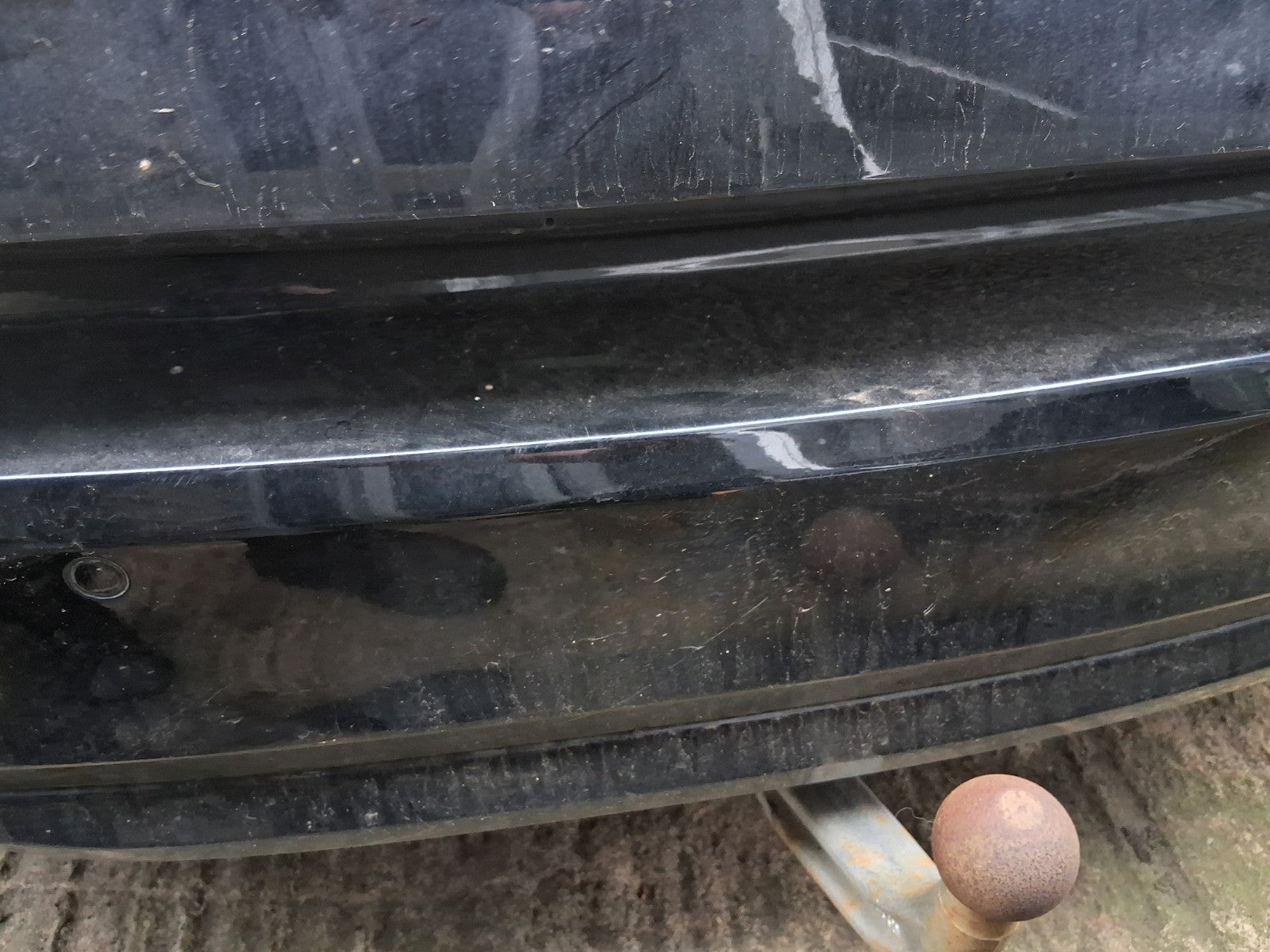 2015 BMW 3 SERIES F30 ESTATE COMPLETE REAR BUMPER WITHOUT TOW BAR JET BLACK 668