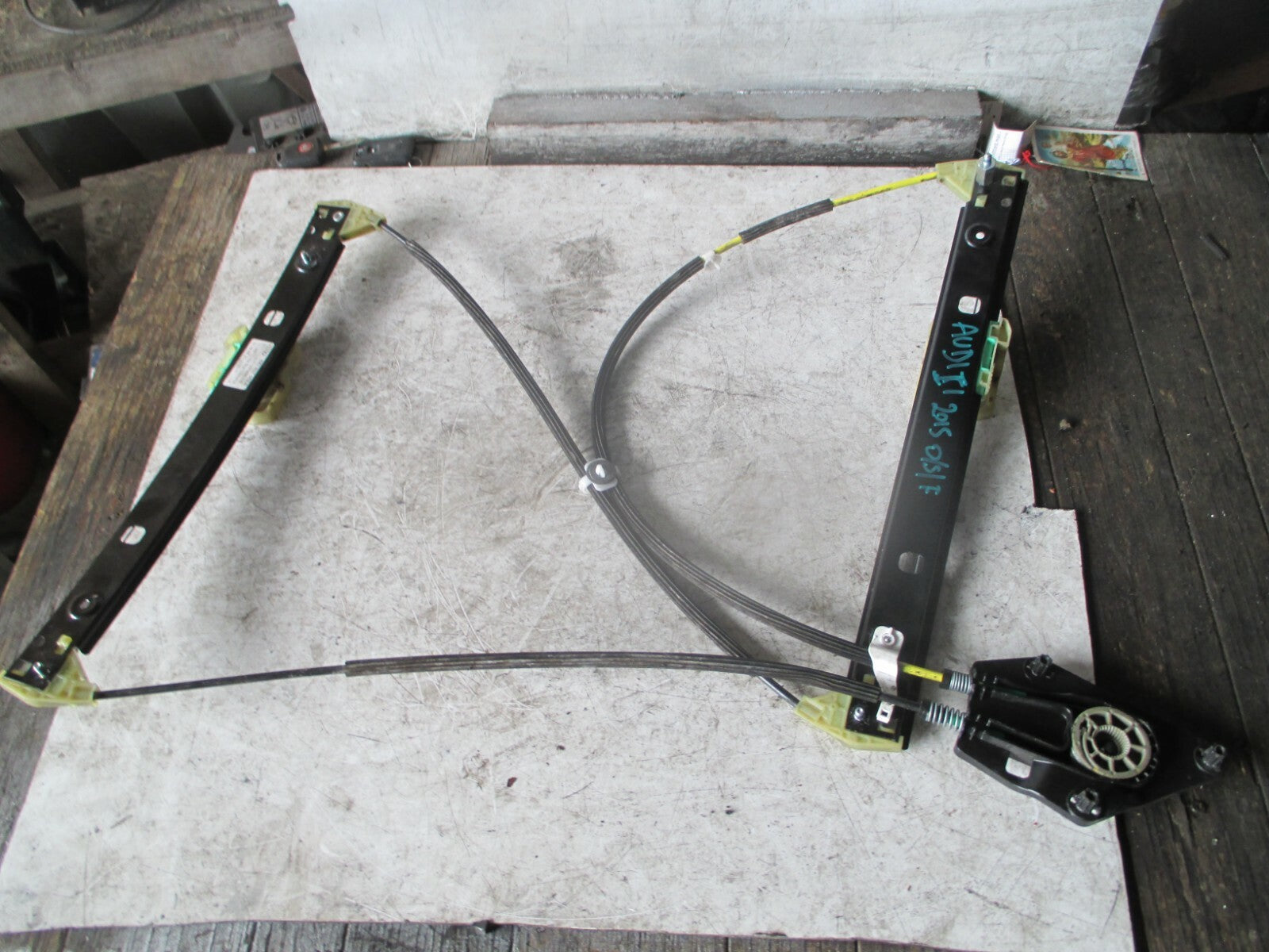 AUDI A1 2015 8X OSF FRONT DRIVER SIDE WINDOW REGULATOR MOTOR 8X3837462