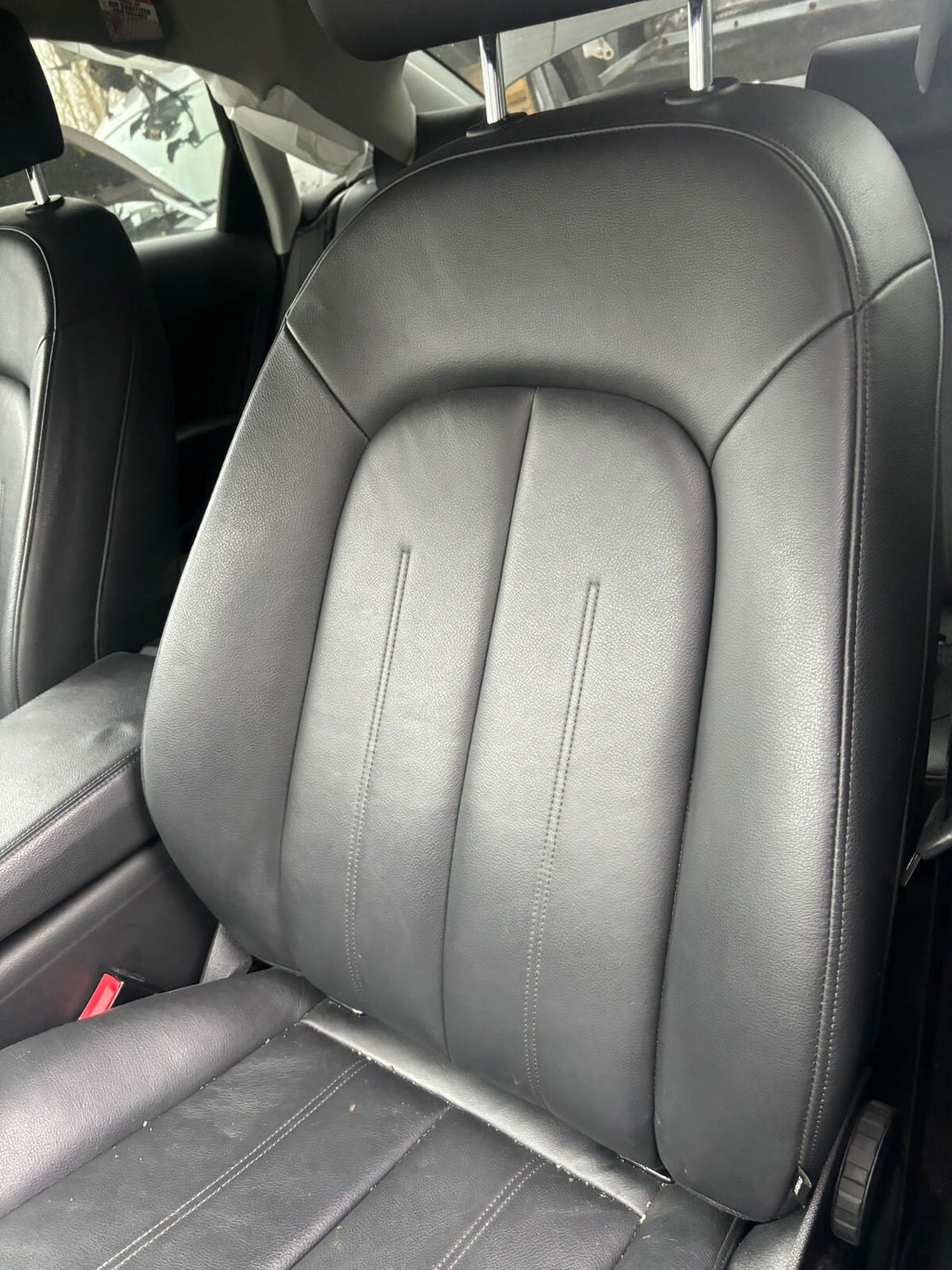 2017 AUDI A6 FACELIFT C7 4G NSF PASSENGER SIDE FRONT LEATHER HEATED SEAT