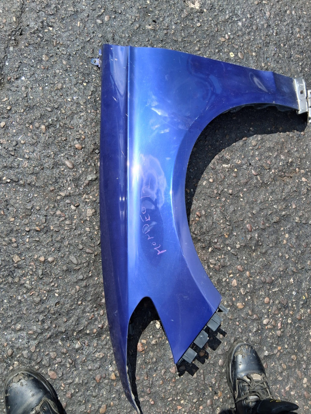 2017 FORD MONDEO MK5 NSF PASSENGER SIDE FRONT LEFT WING PANEL BLUE LD